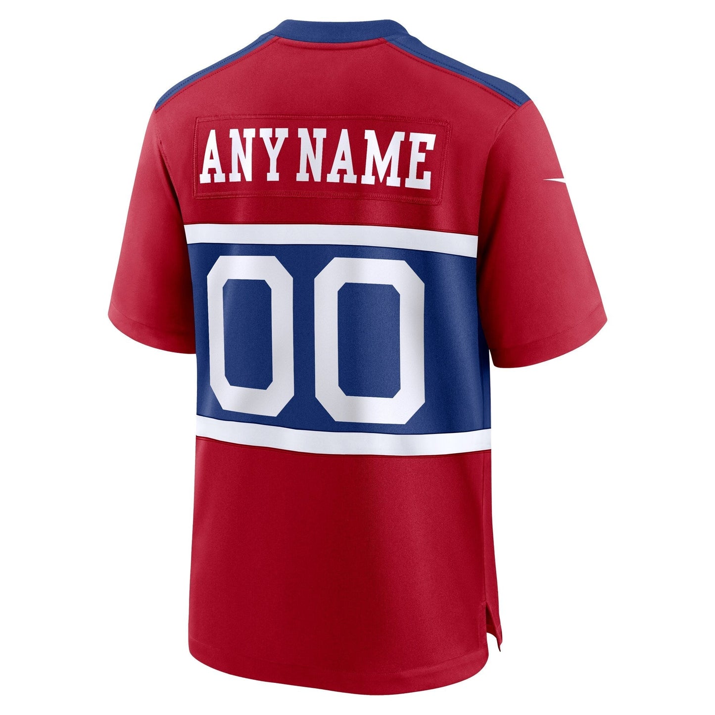 New York Giants Alternate Game Custom Jersey - Century Red football jersey product view 3