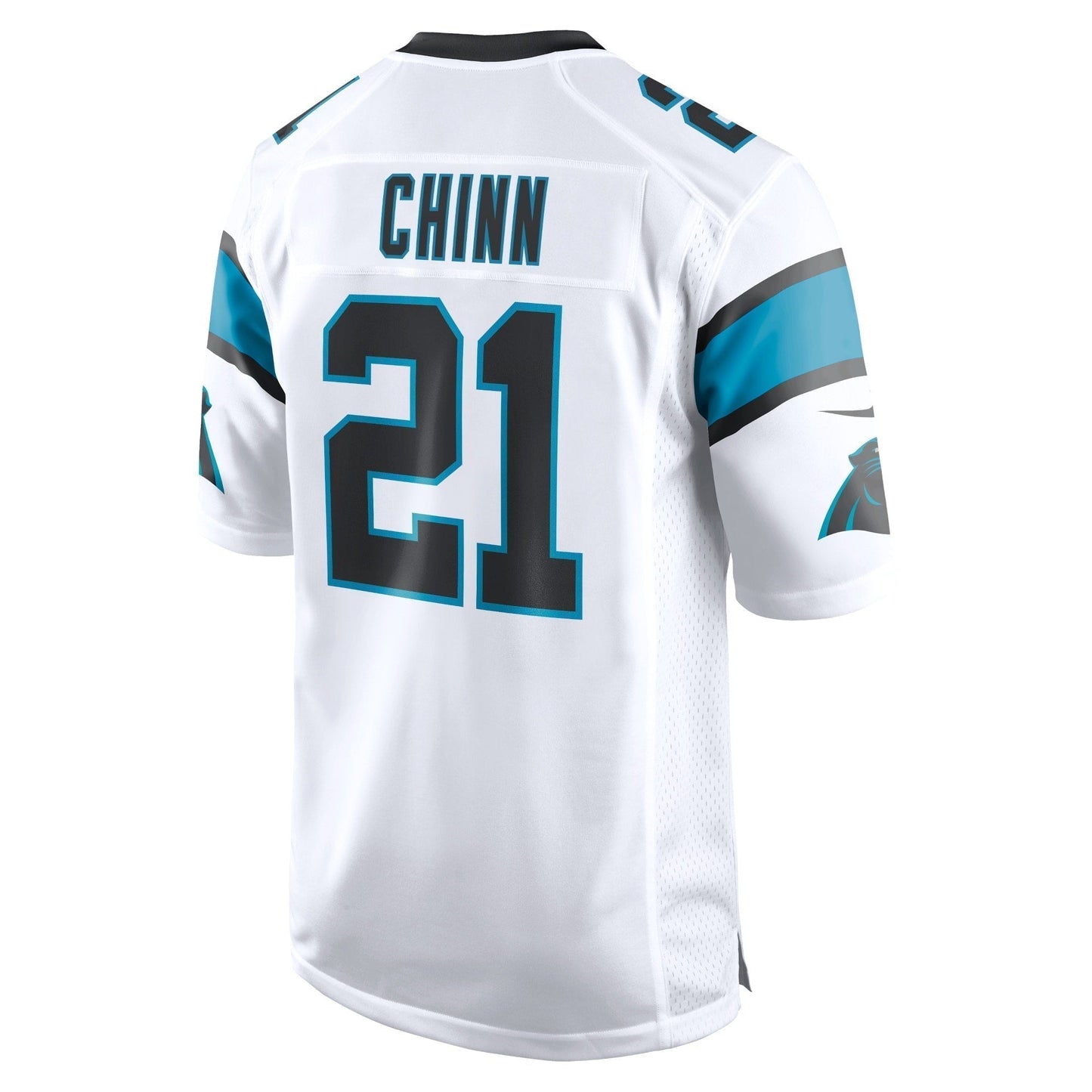 Jeremy Chinn Carolina Panthers Game Jersey - White football jersey product view 3