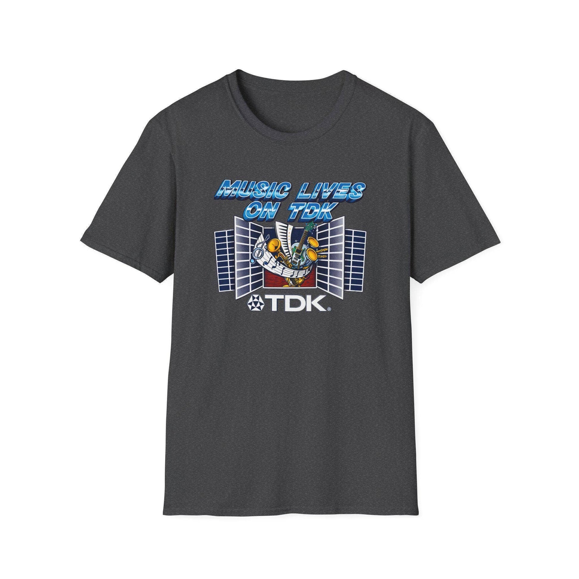 Retro Boombox Tdk Graphic Tape Deck T-Shirt Unisex T-shirt, Sweatshirt, Hoodie, Long Sleeve Tee - T-Shirt, Sweatshirt, Hoodie