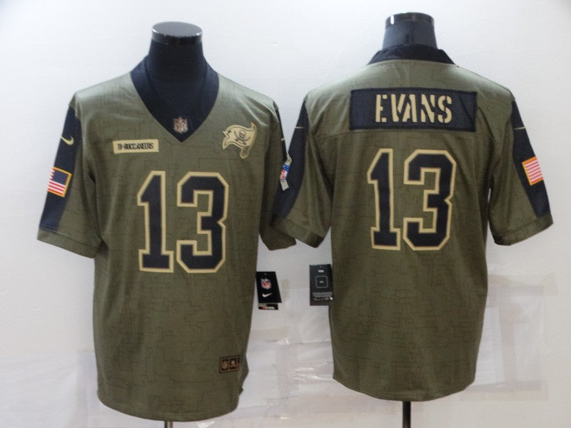Men's Tampa Bay Buccaneers Mike Evans Brown Player Game Jersey football jersey product view 1