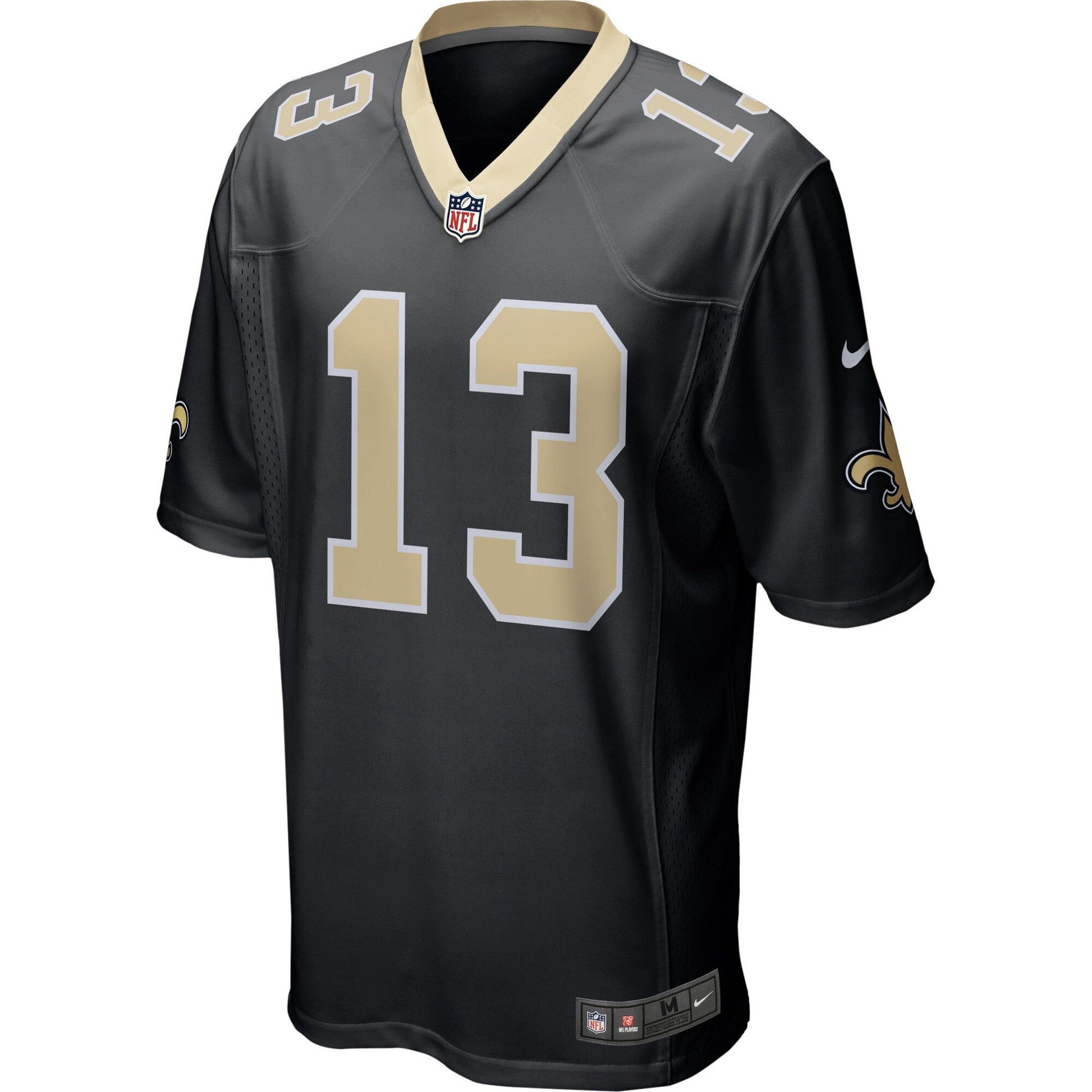 Michael Thomas New Orleans Saints Team Color Game Jersey - Black football jersey product view 2