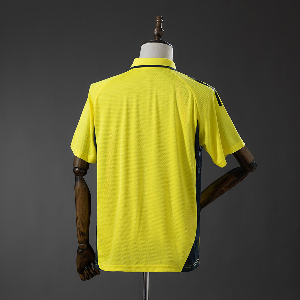 Real Madrid 25/26 Polo Jersey - Yellow sports jersey product view 2
