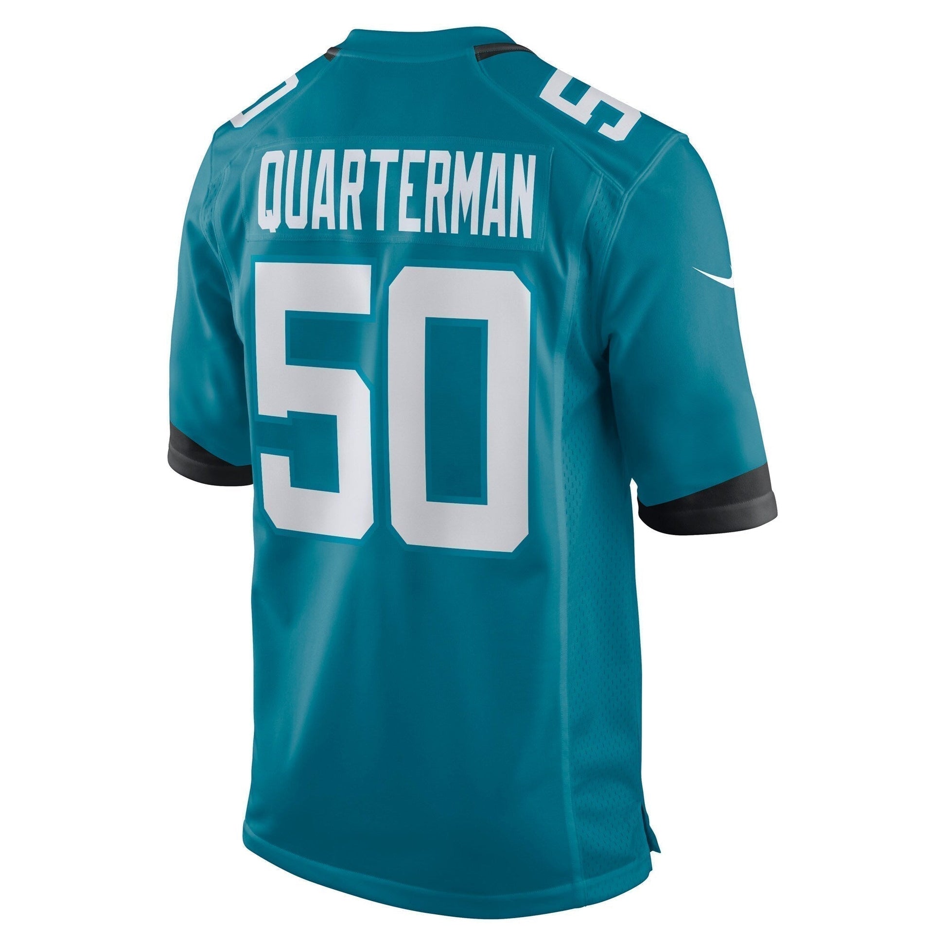 Shaquille Quarterman Jacksonville Jaguars Game Jersey - Teal football jersey product view 3