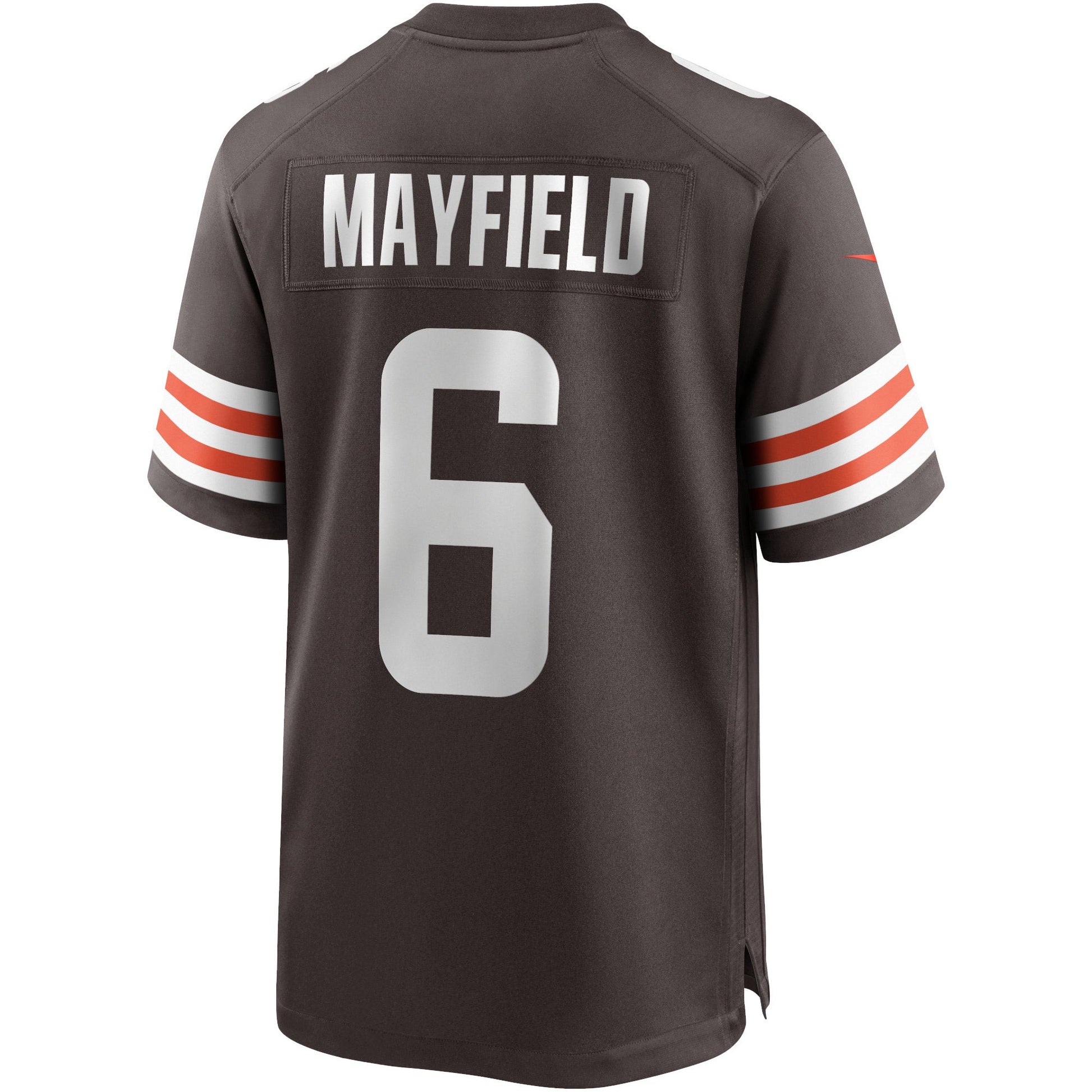 Baker Mayfield Cleveland Browns Game Jersey - Brown football jersey product view 3
