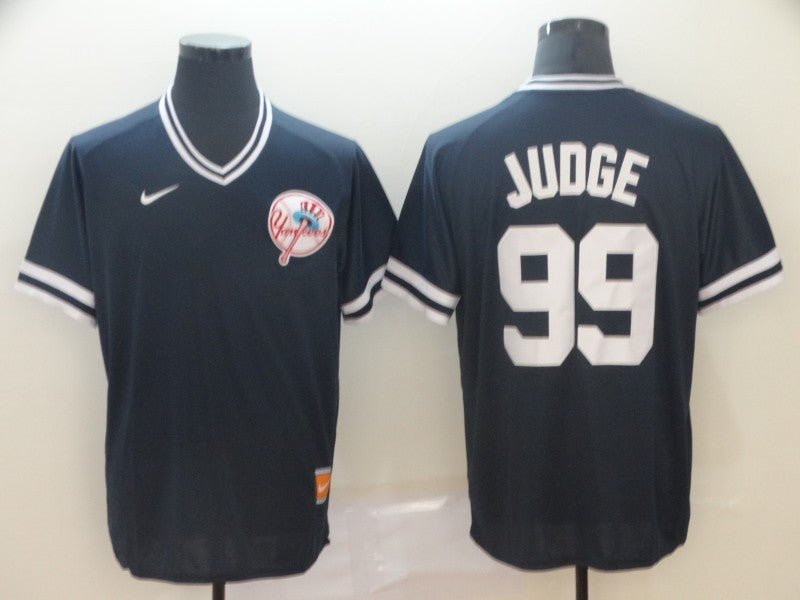Men's New York Yankees Aaron Judge #99 Navy Stitched Jersey1 baseball jersey product view 1