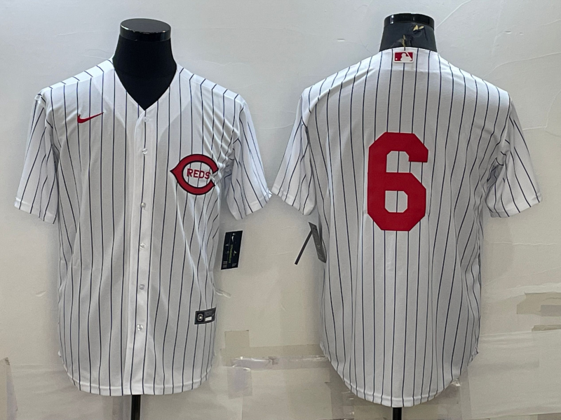 Men's Cincinnati Reds Jonathan India White 2022 MLB at Field of Dreams Game Authentic Player Jersey baseball jersey product view 1
