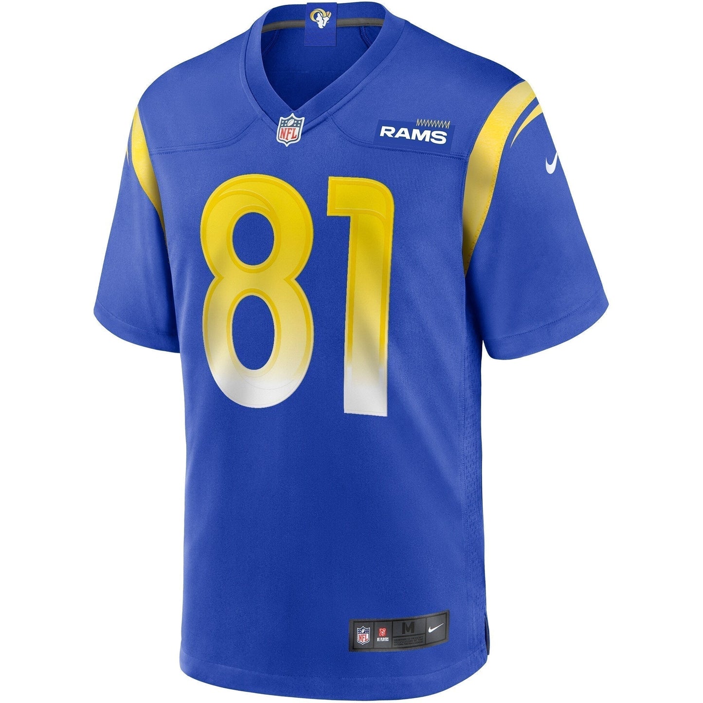 Torry Holt Los Angeles Rams Game Retired Jersey - Royal football jersey product view 2