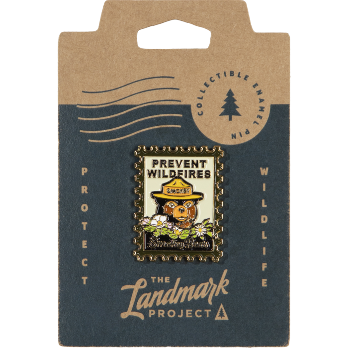 Smokey Bear Postage Stamp Pin Unisex T-shirt, Sweatshirt, Hoodie, Long Sleeve Tee - T-Shirt, Sweatshirt, Hoodie