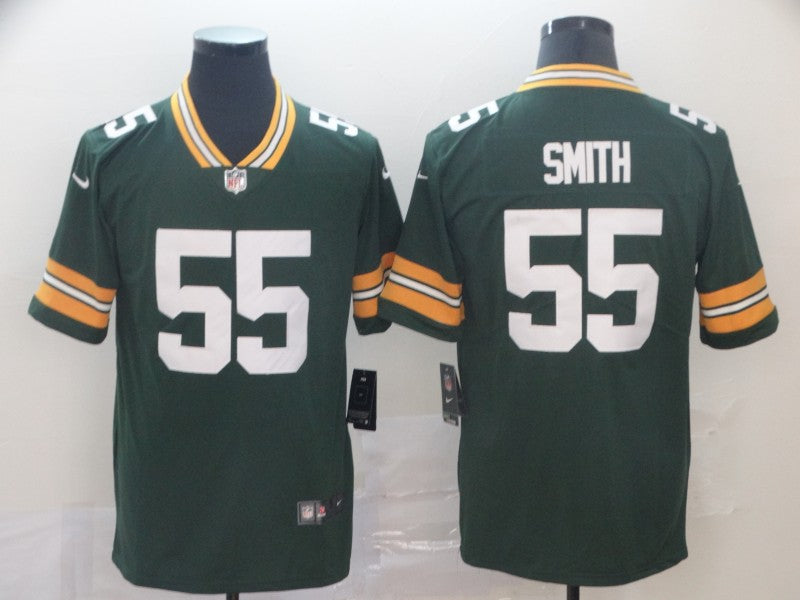 Men's Green Bay Packers Za'Darius Smith Green Game Jersey football jersey product view 1