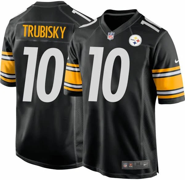 Youth Pittsburgh Steelers Mitchell Trubisky #10 Game Jersey football jersey product view 1