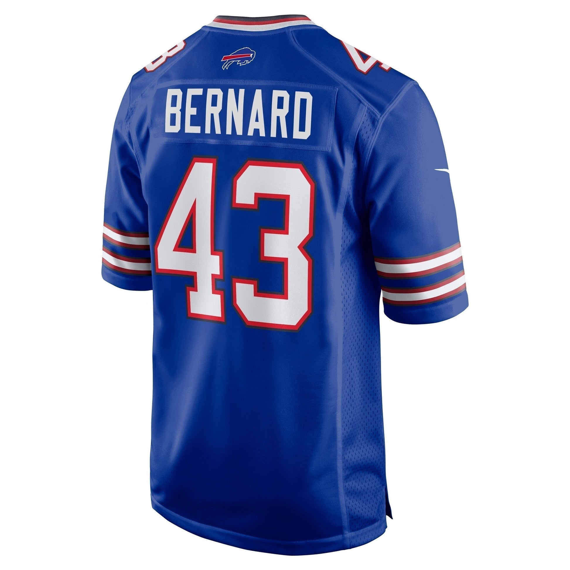 Terrel Bernard Buffalo Bills Game Jersey - Royal football jersey product view 3