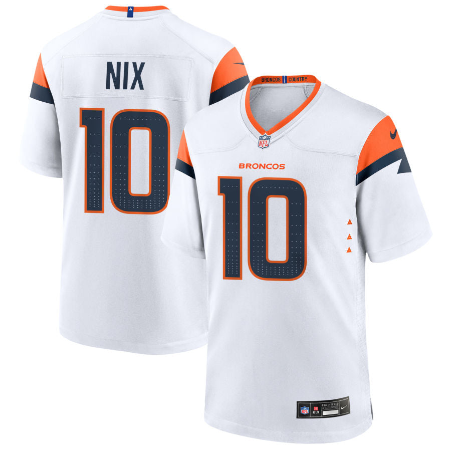 Bo Nix Denver Broncos 2024 Jersey football jersey product view 1