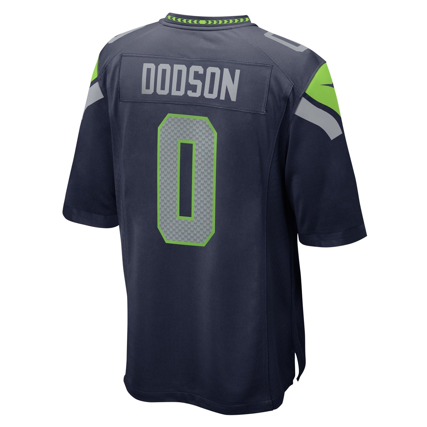 Seattle Seahawks Tyrel Dodson College Navy Game Jersey football jersey product view 2