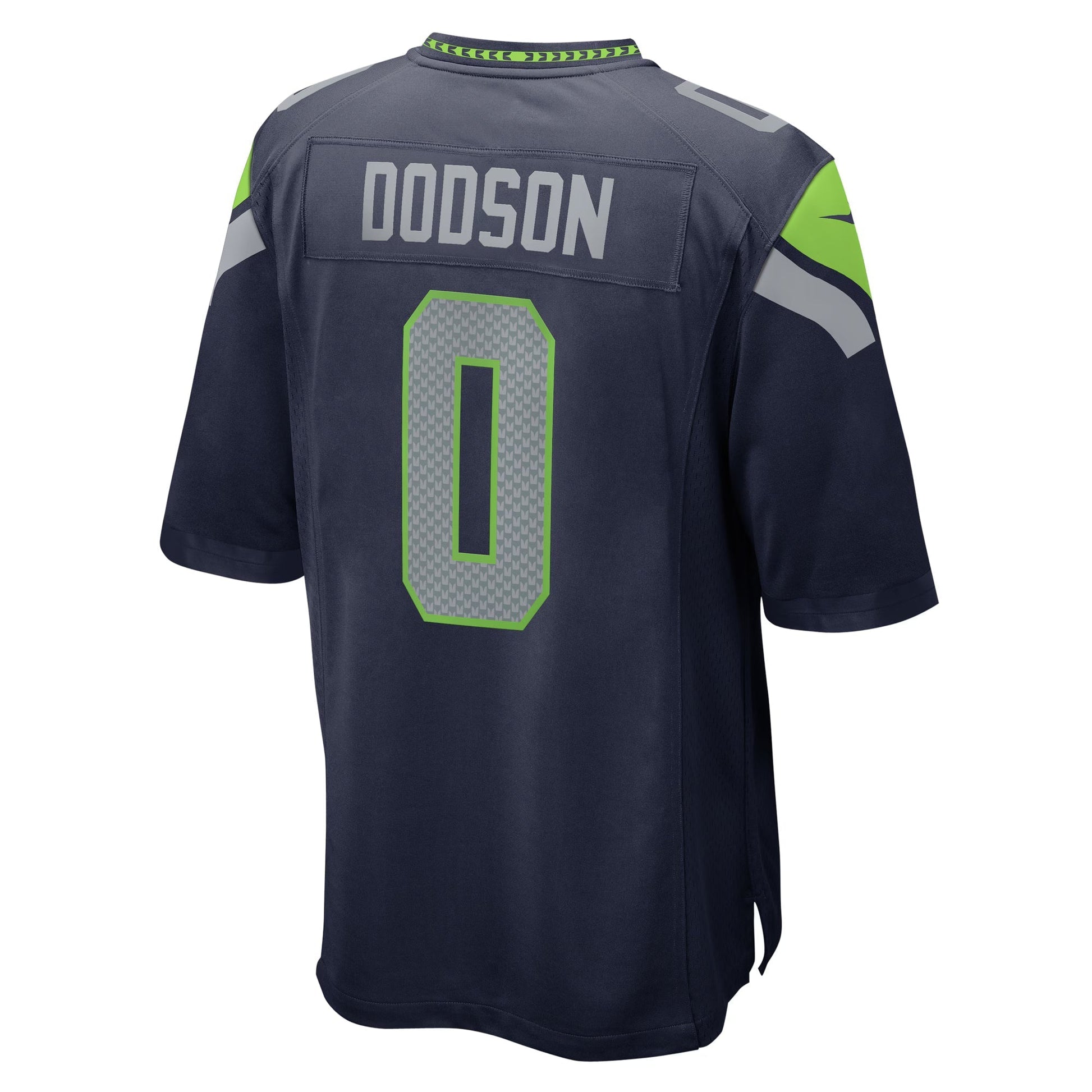 Seattle Seahawks Tyrel Dodson College Navy Game Jersey football jersey product view 2