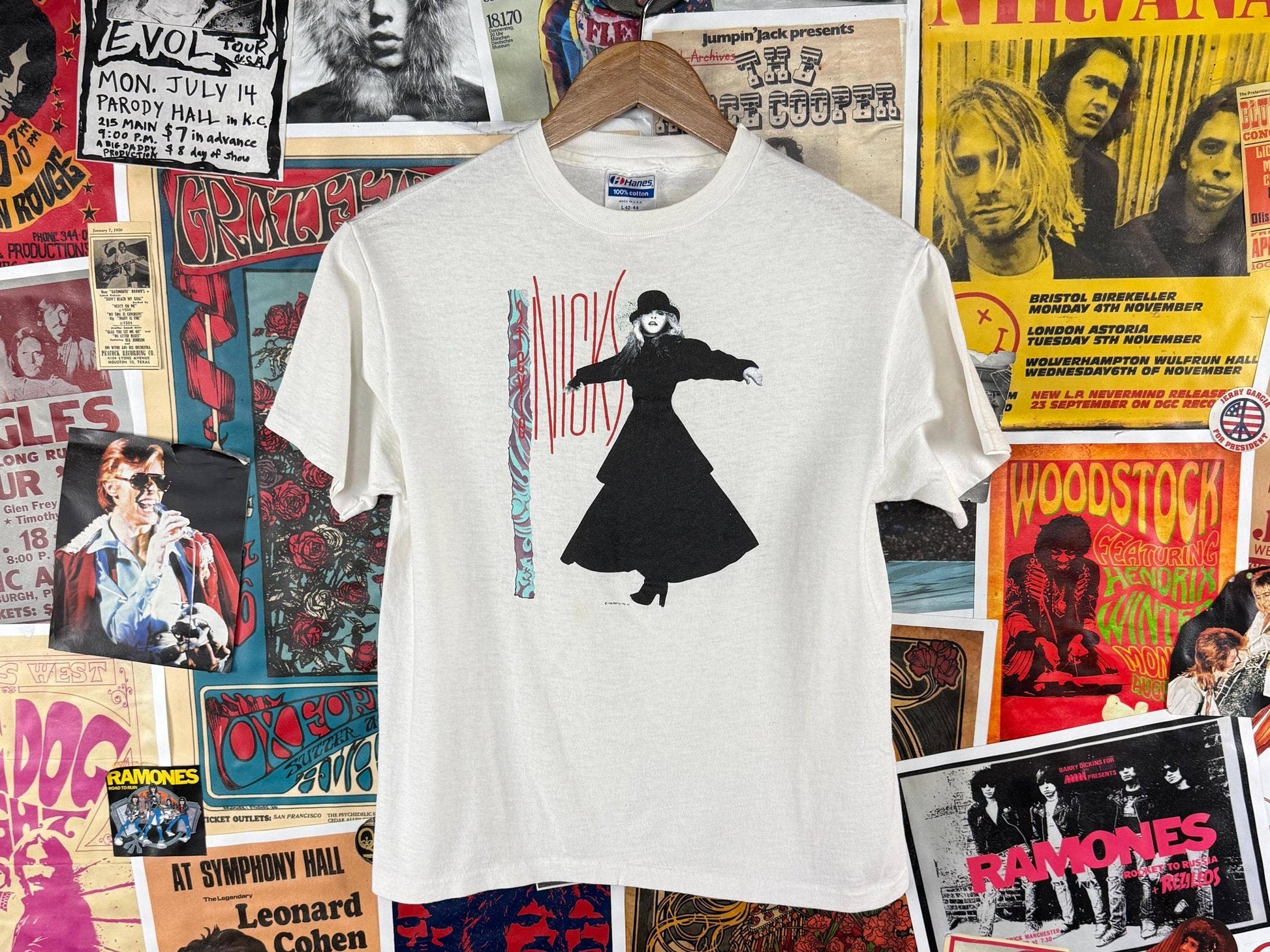 Stevie Nicks Rock A Little Magic Ball World Tour 1986 Tee Unisex T-shirt, Sweatshirt, Hoodie, Long Sleeve Tee - T-Shirt, Sweatshirt, Hoodie