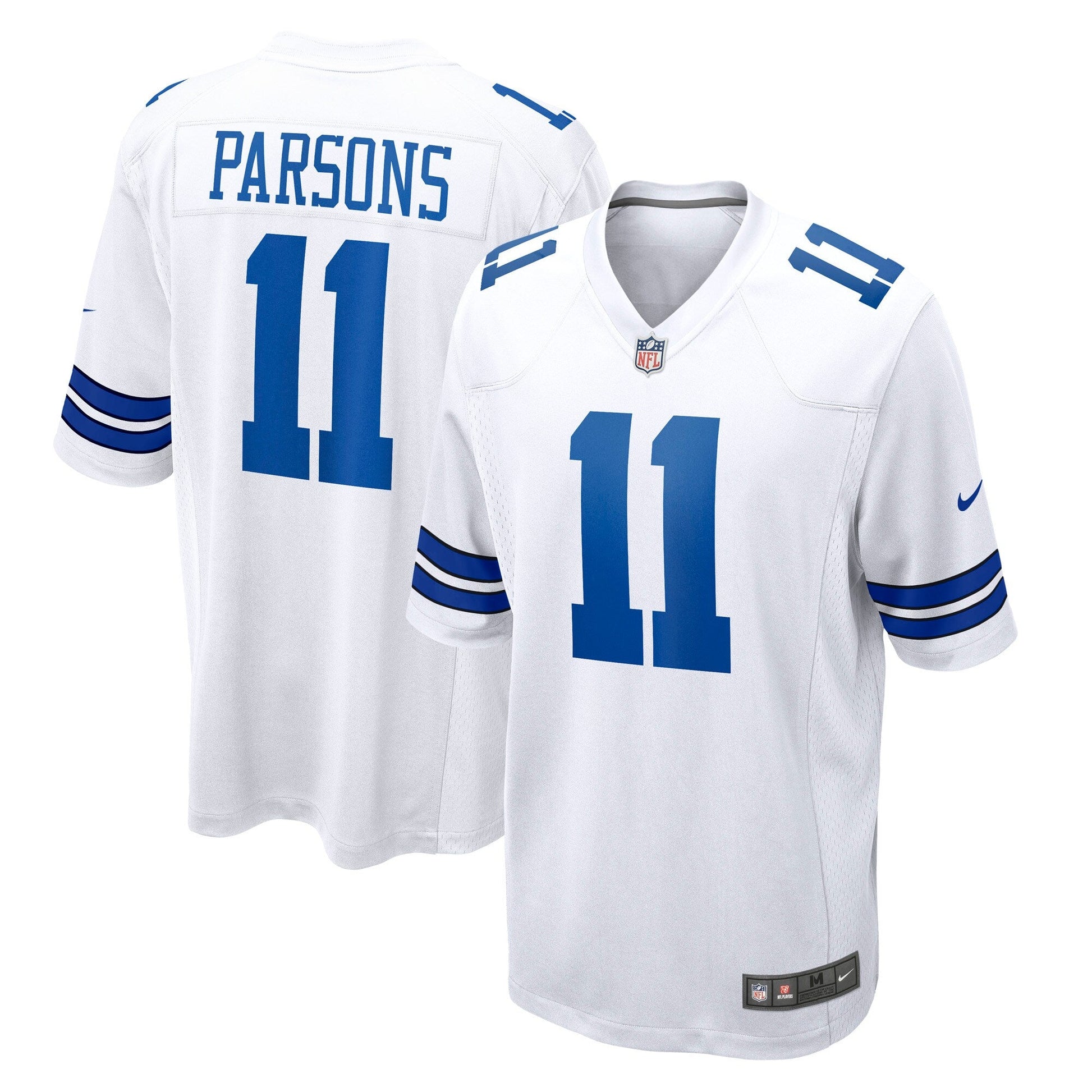 Micah Parsons Dallas Cowboys Game Jersey - White football jersey product view 1