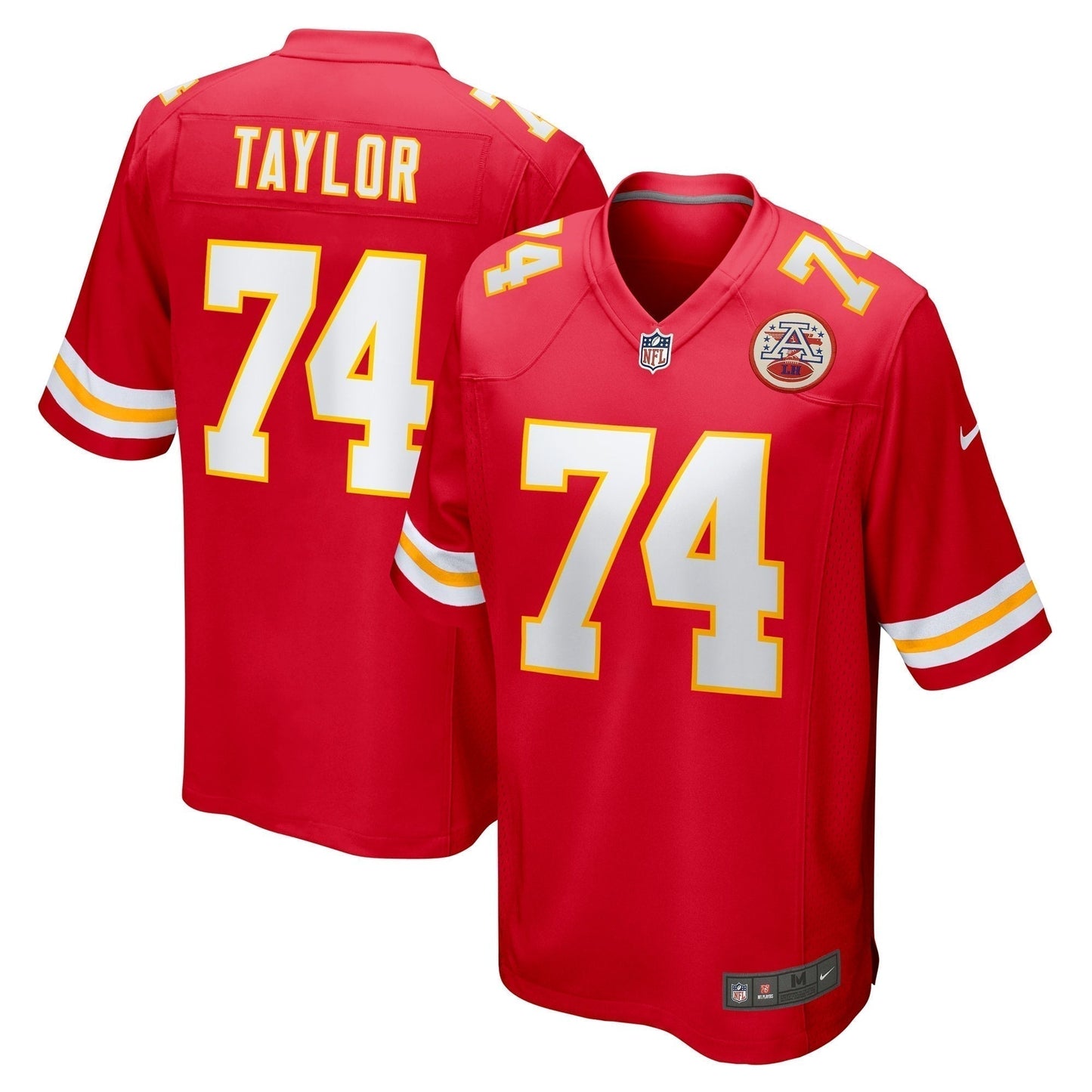 Jawaan Taylor Kansas City Chiefs Game Jersey - Red football jersey product view 1