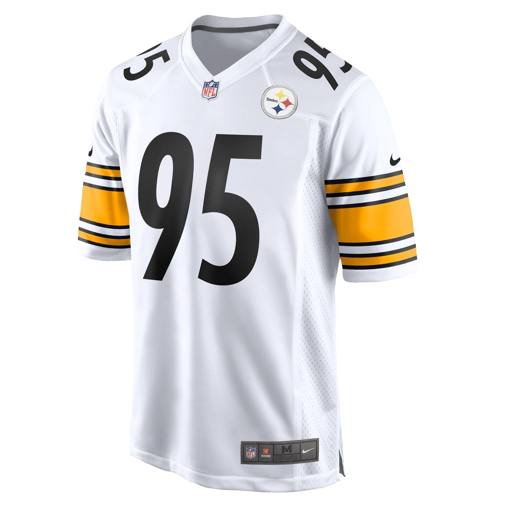 Keeanu Benton Pittsburgh Steelers Game Jersey - White football jersey product view 2