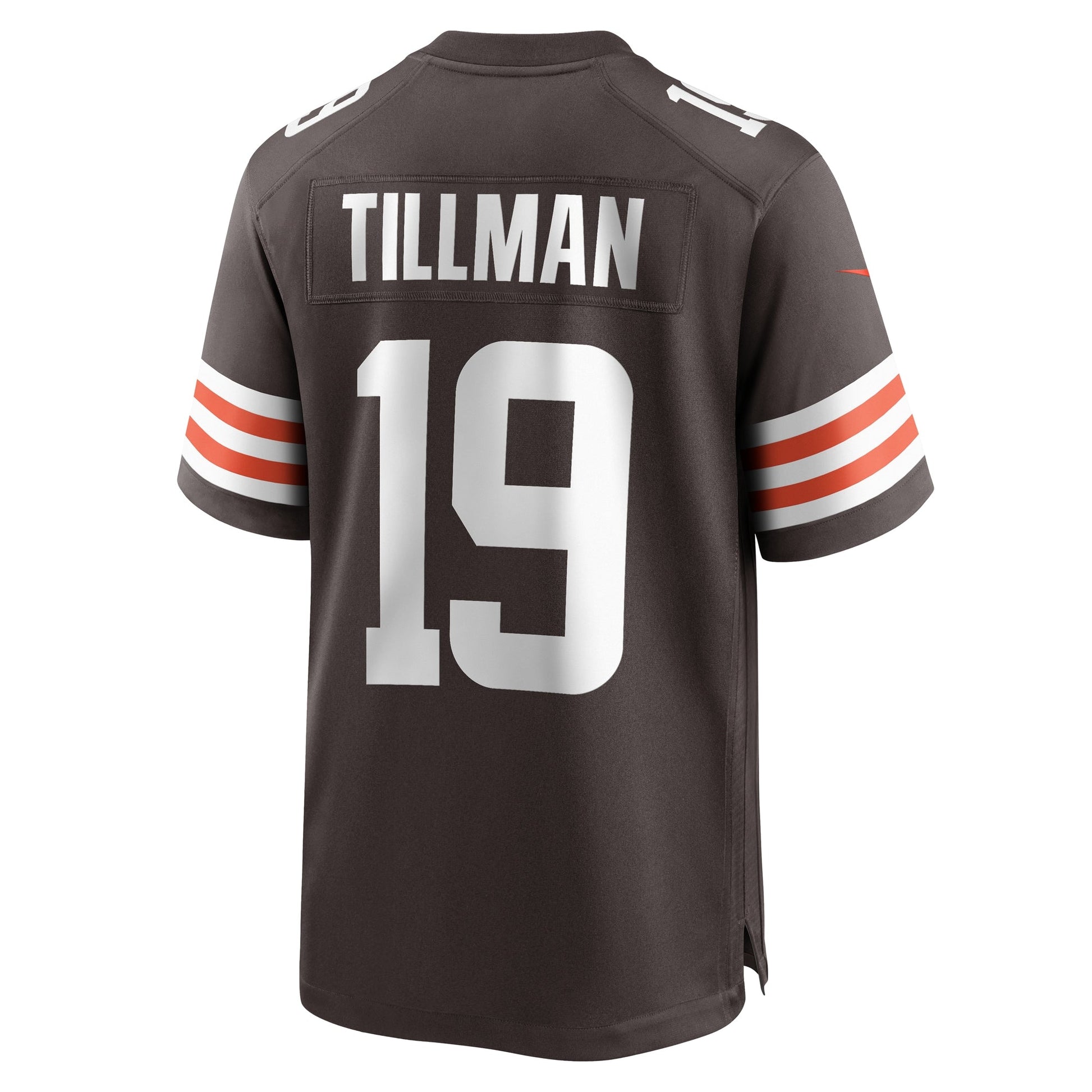 Cedric Tillman Cleveland Browns Game Jersey - Brown football jersey product view 3