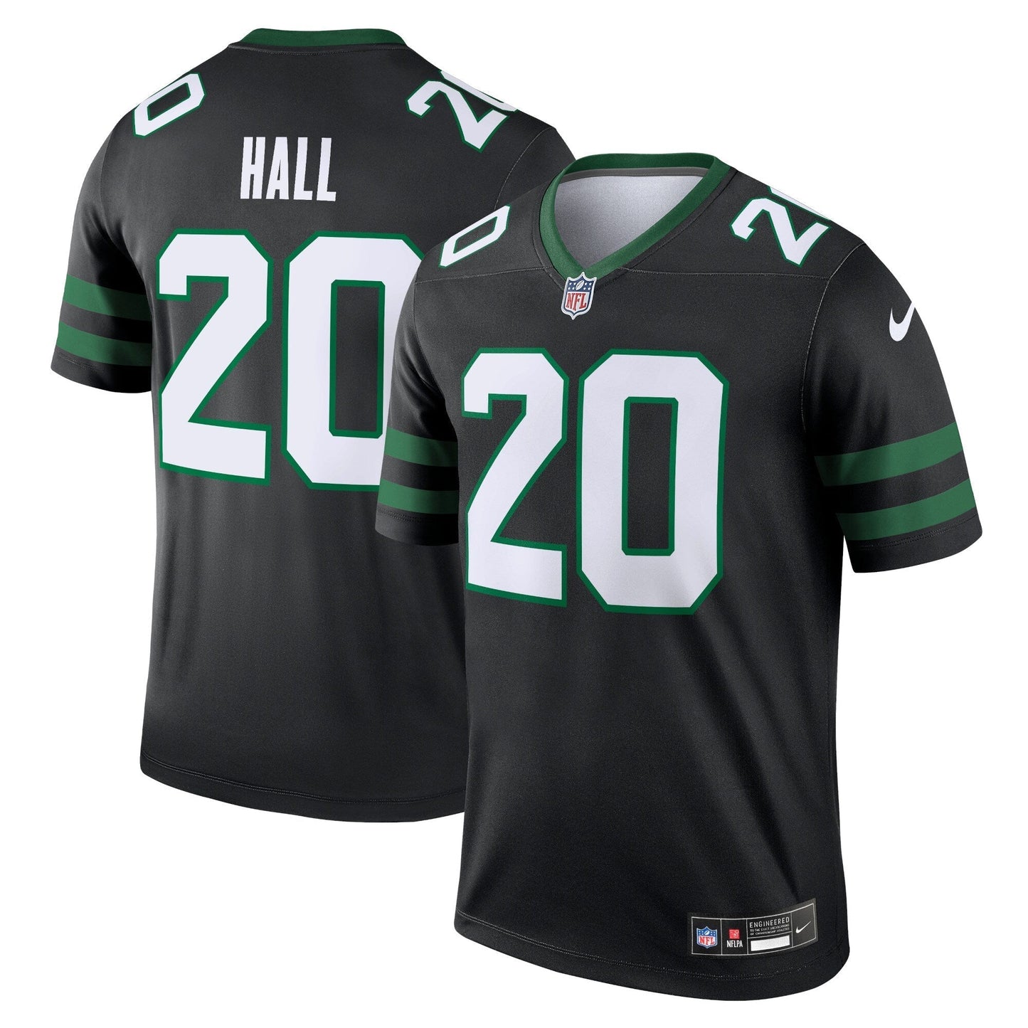 New York Jets Breece Hall Black Legend Player Performance Top football jersey product view 1
