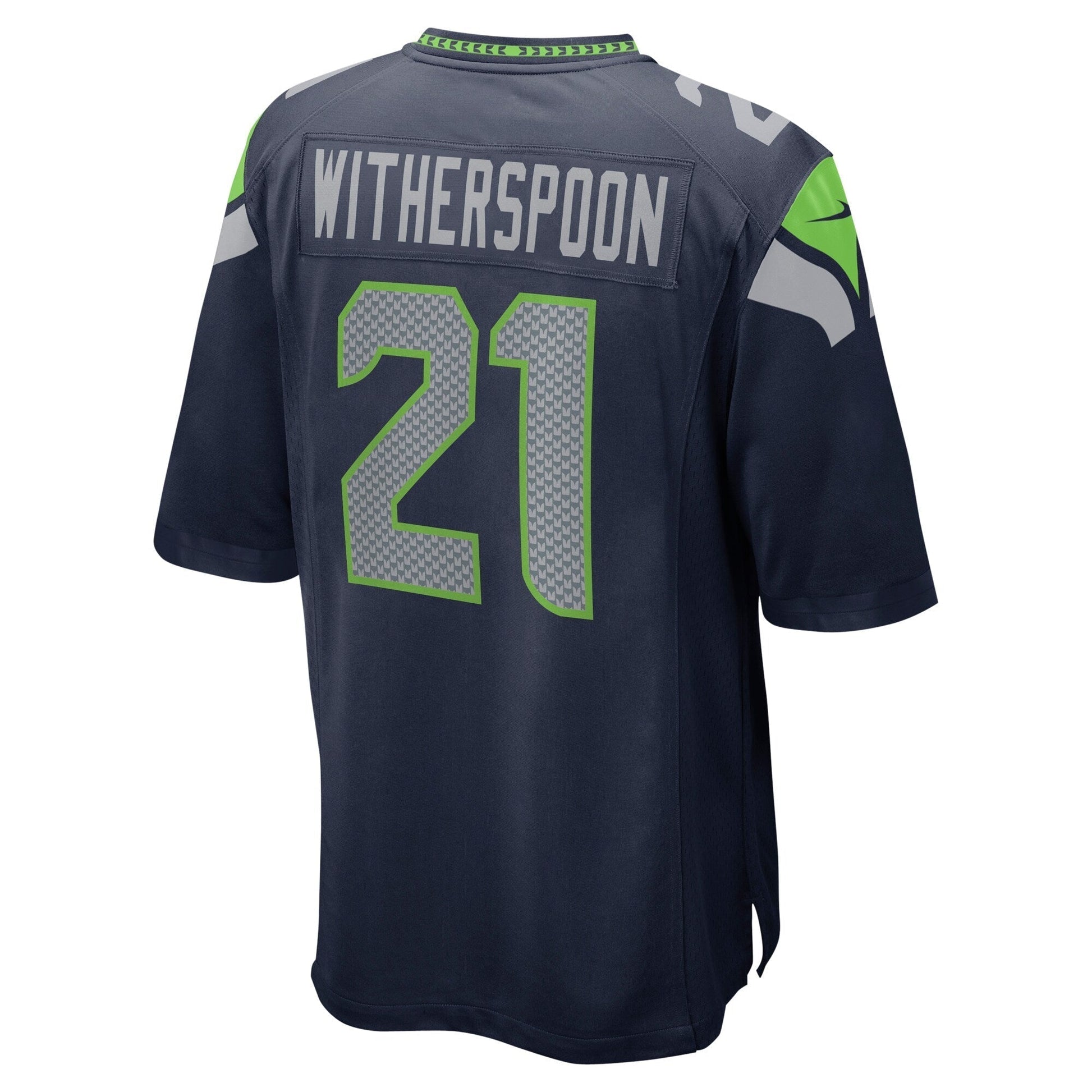 Devon Witherspoon Seattle Seahawks 2023 NFL active First Round Pick Game Jersey - College Navy football jersey product view 3