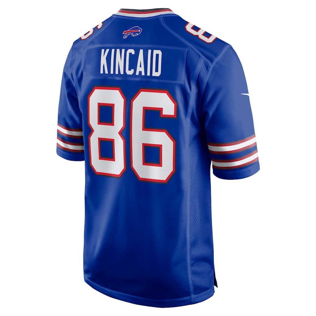 B.Bills #86 Dalton Kincaid Royal Team Game Jersey football jersey product view 1