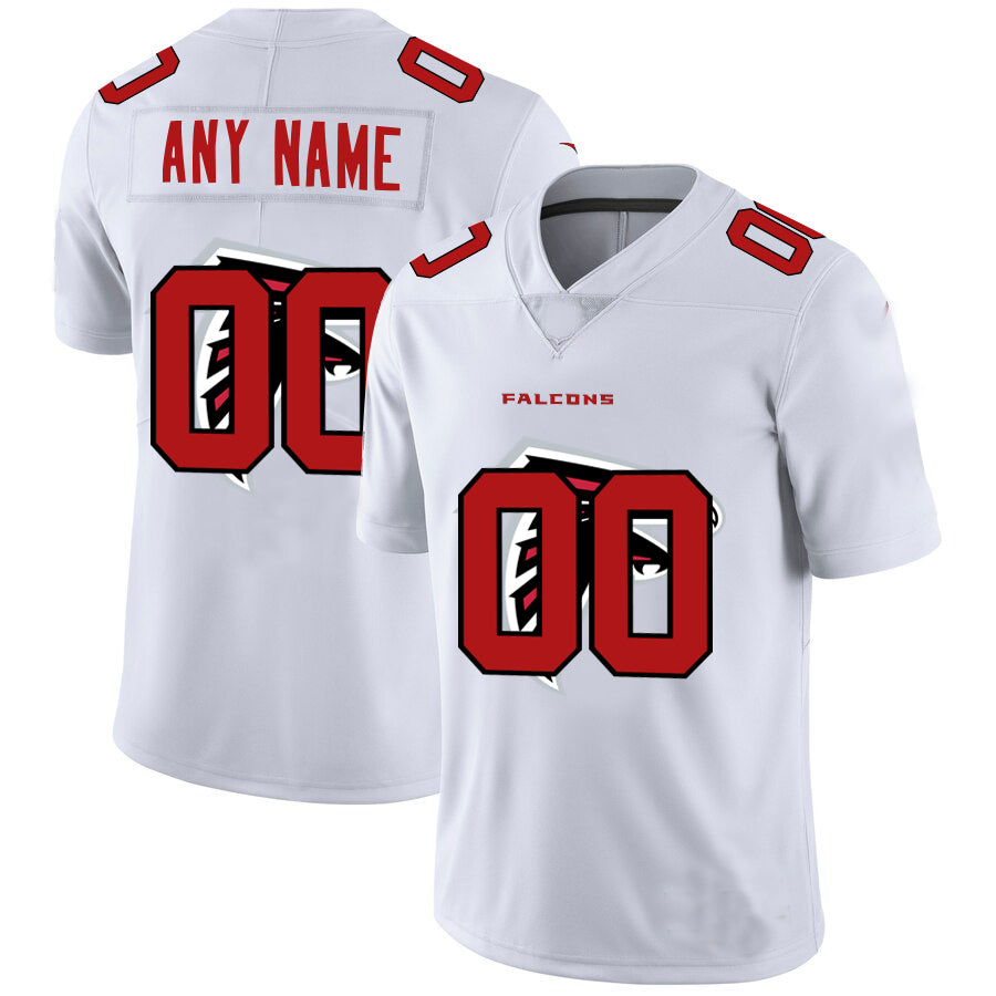 Custom1 Atlanta Falcons White Team Big Logo Vapor Untouchable Limited Jersey1 Stitched American Football Jerseys football jersey product view 1