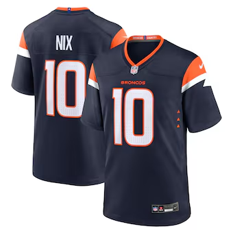 Bo Nix Denver Broncos 2024 Jersey football jersey product view 1