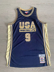 Dream Team Jordan BLUE 9 MN basketball jersey product view 1