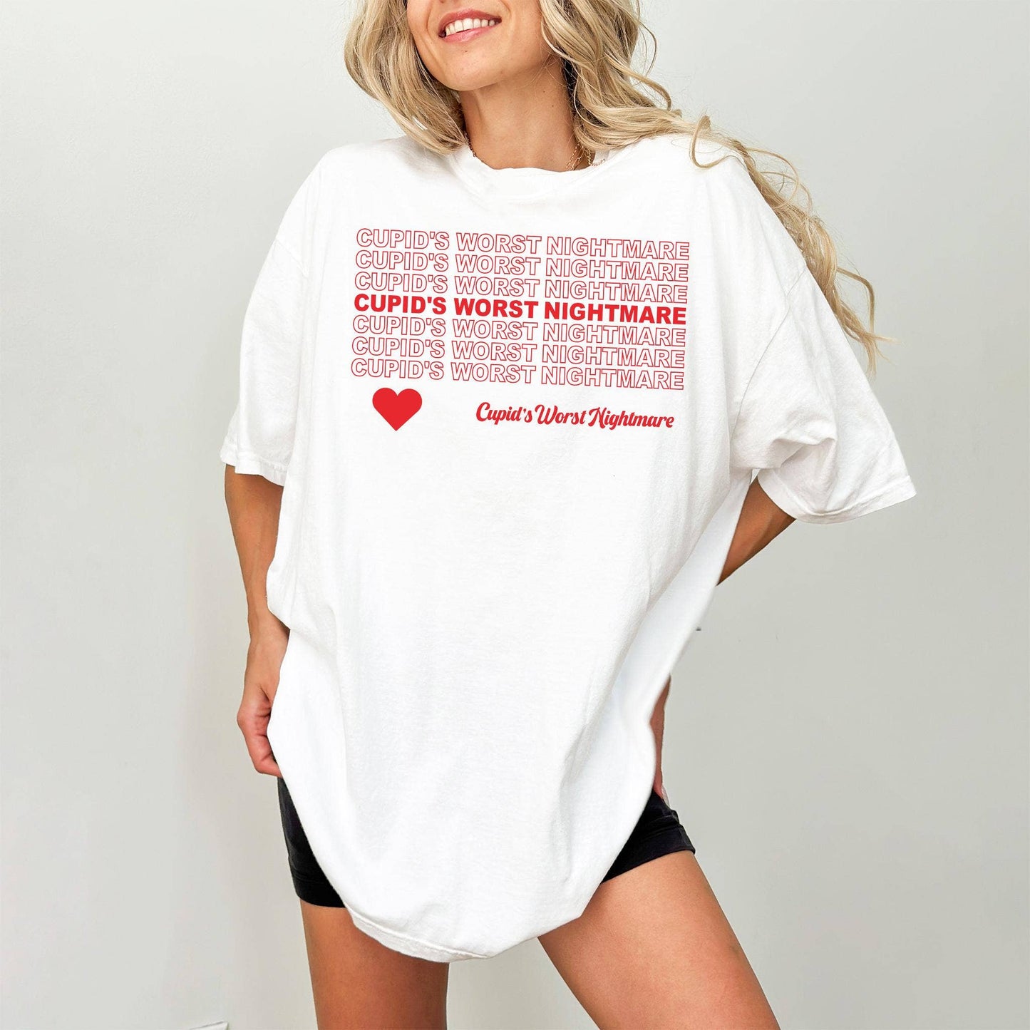 Cupid's Worst Nightmare Heavyweight Shirt, V-Day Gift Unisex T-shirt, Sweatshirt, Hoodie, Long Sleeve Tee - T-Shirt, Sweatshirt, Hoodie