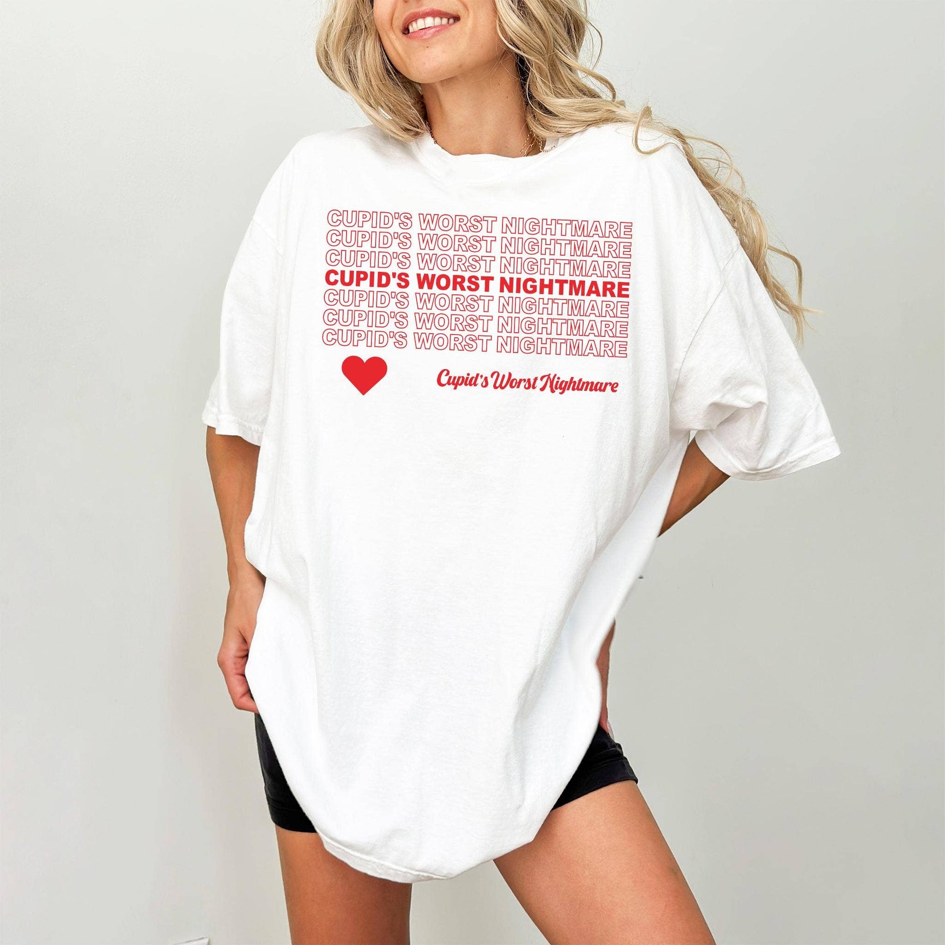 Cupid's Worst Nightmare Heavyweight Shirt, V-Day Gift Unisex T-shirt, Sweatshirt, Hoodie, Long Sleeve Tee - T-Shirt, Sweatshirt, Hoodie