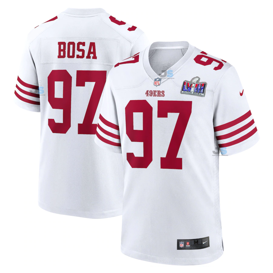 Nick Bosa San Francisco 49ers Super Bowl 2024 Jersey football jersey product view 1