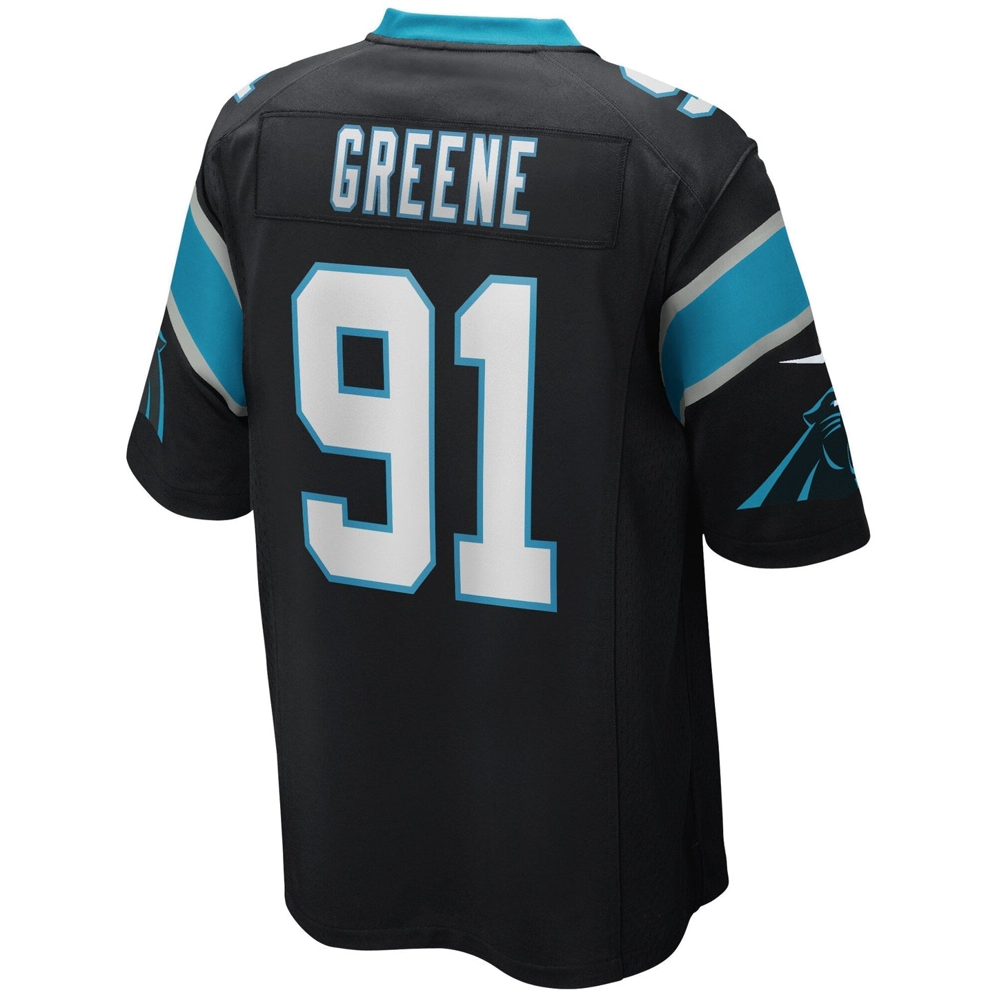 Kevin Greene Carolina Panthers Game Retired Jersey - Black football jersey product view 3