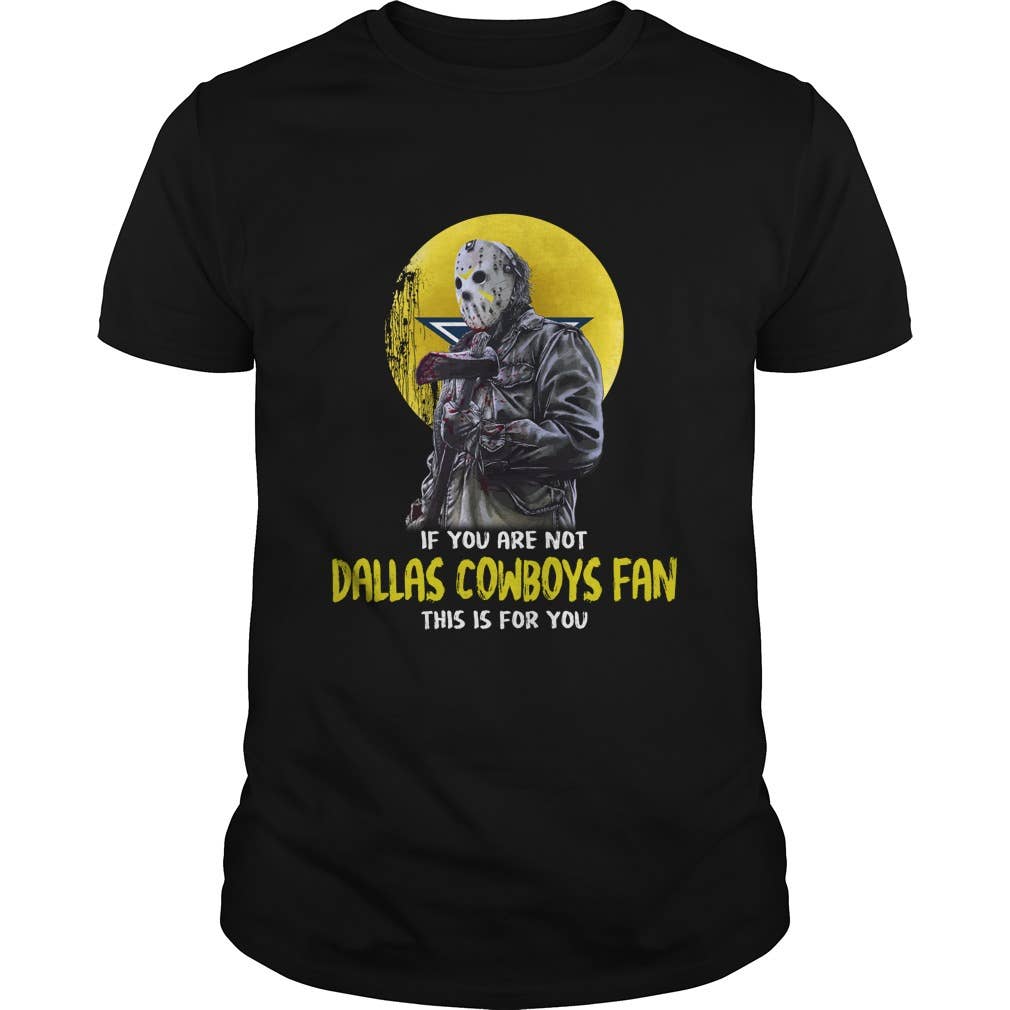 Jason Voorhees Dallas Cowboys Fan Warning T-Shirt Unisex T-shirt, Sweatshirt, Hoodie, Long Sleeve Tee - T-Shirt, Sweatshirt, Hoodie
