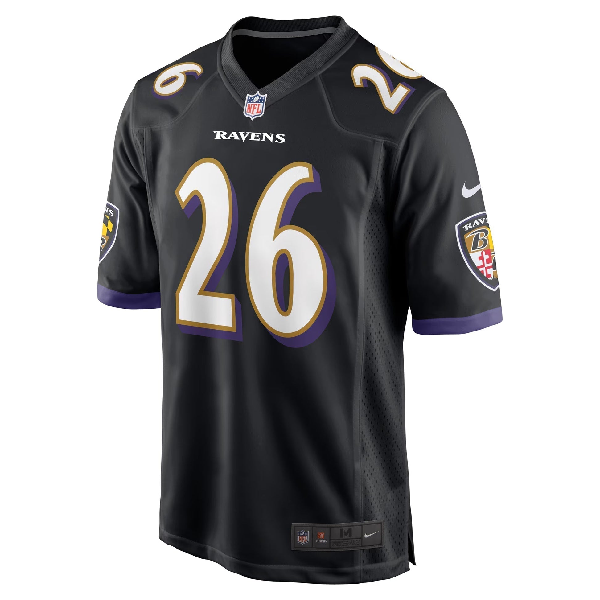 Baltimore Ravens Rod Woodson Black Retired Player Alternate Game Jersey football jersey product view 2