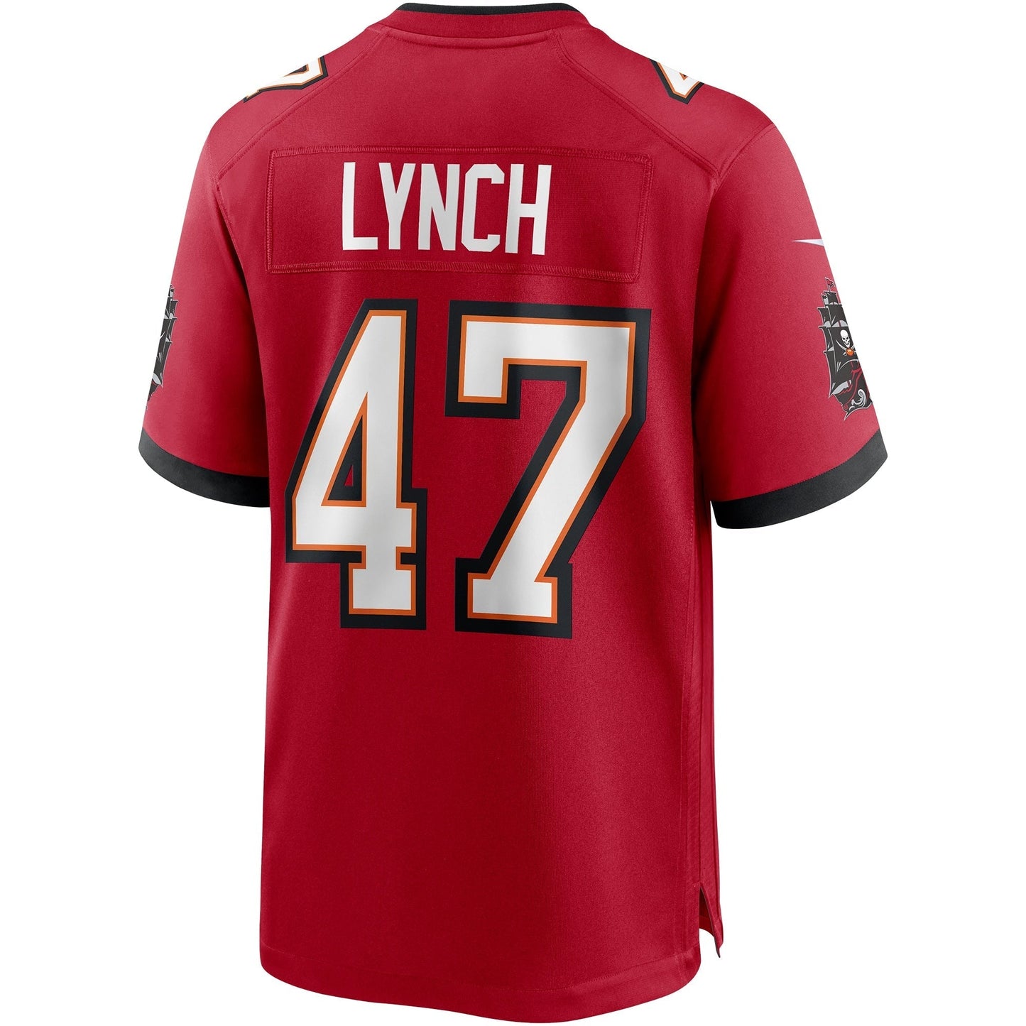 Tampa Bay Buccaneers John Lynch Red Game Retired Player Jersey football jersey product view 3