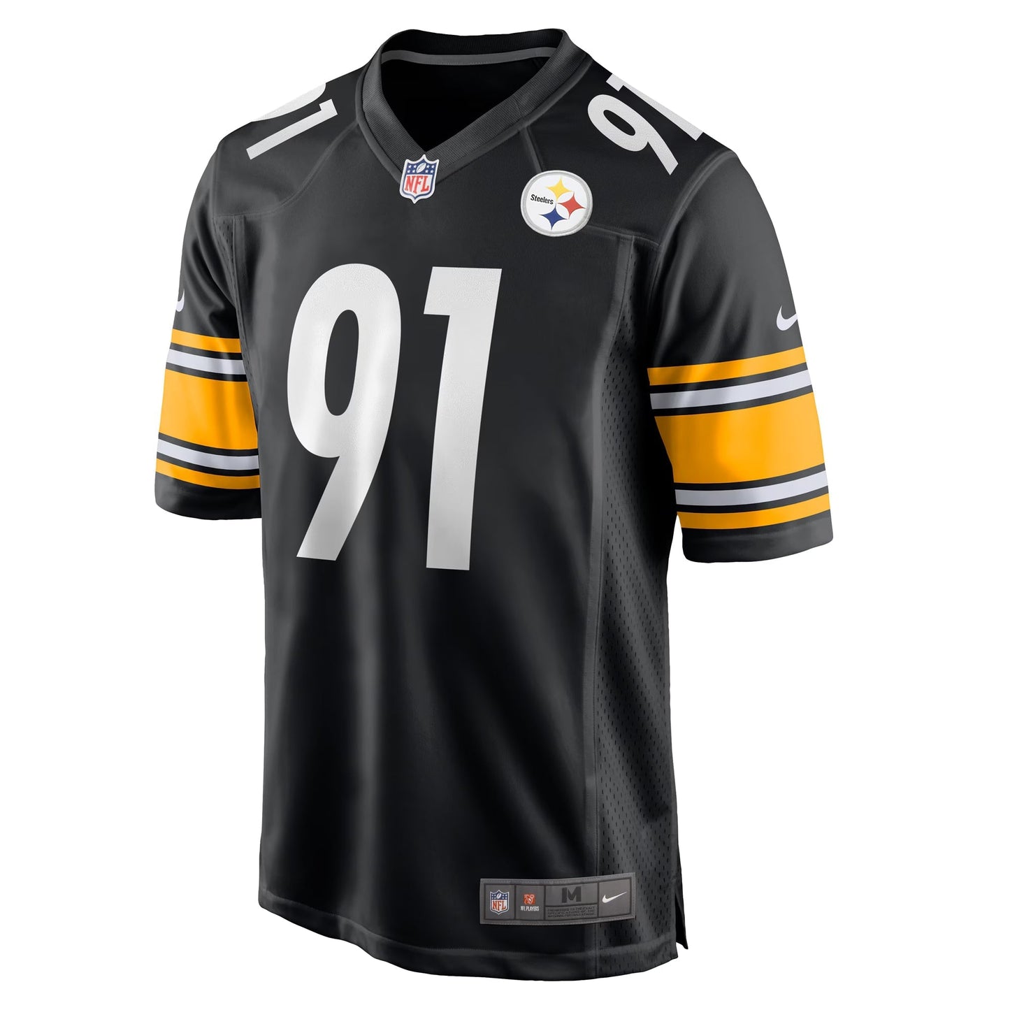 Pittsburgh Steelers Logan Lee Black Game Jersey football jersey product view 1