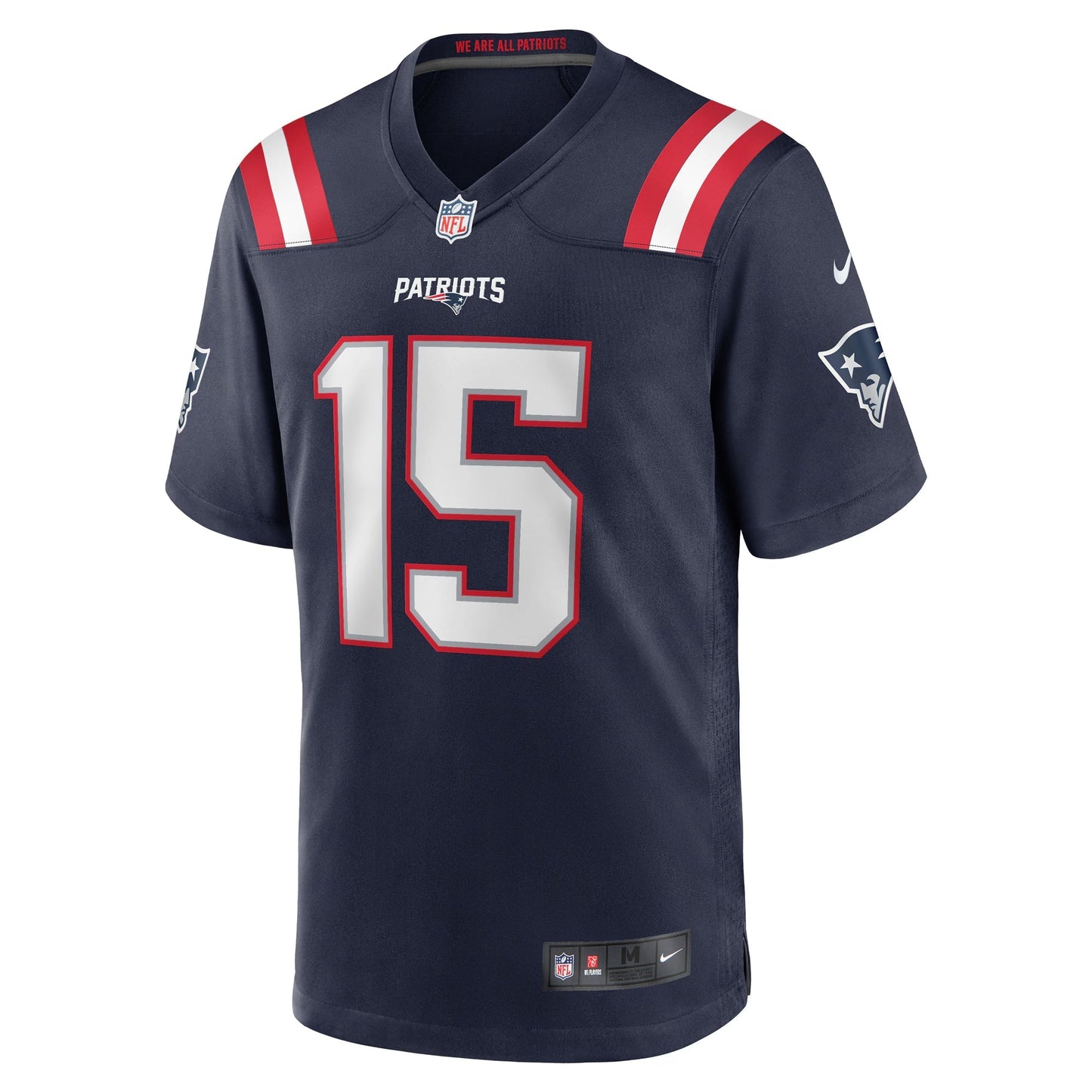 New England Patriots Marte Mapu Navy Game Jersey football jersey product view 1