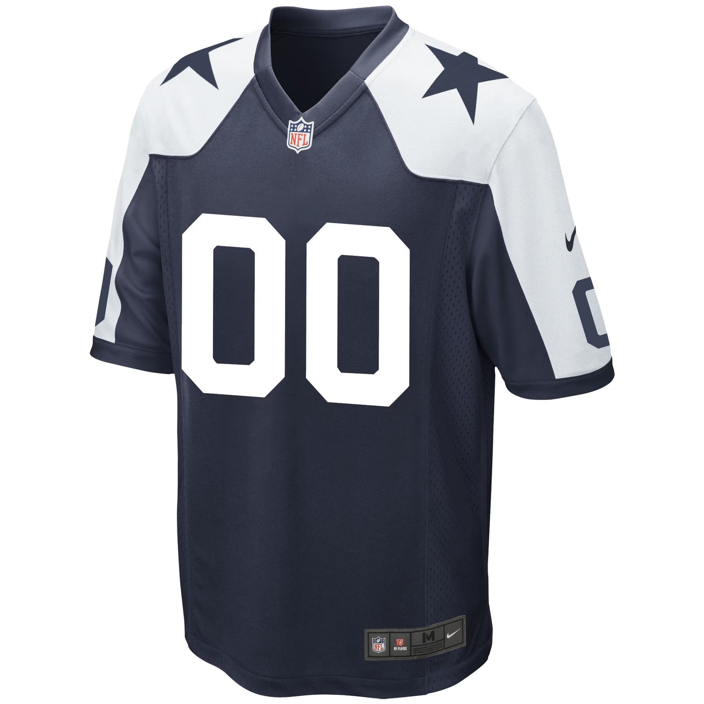 Dallas Cowboys Navy Alternate Custom Game Jersey football jersey product view 2