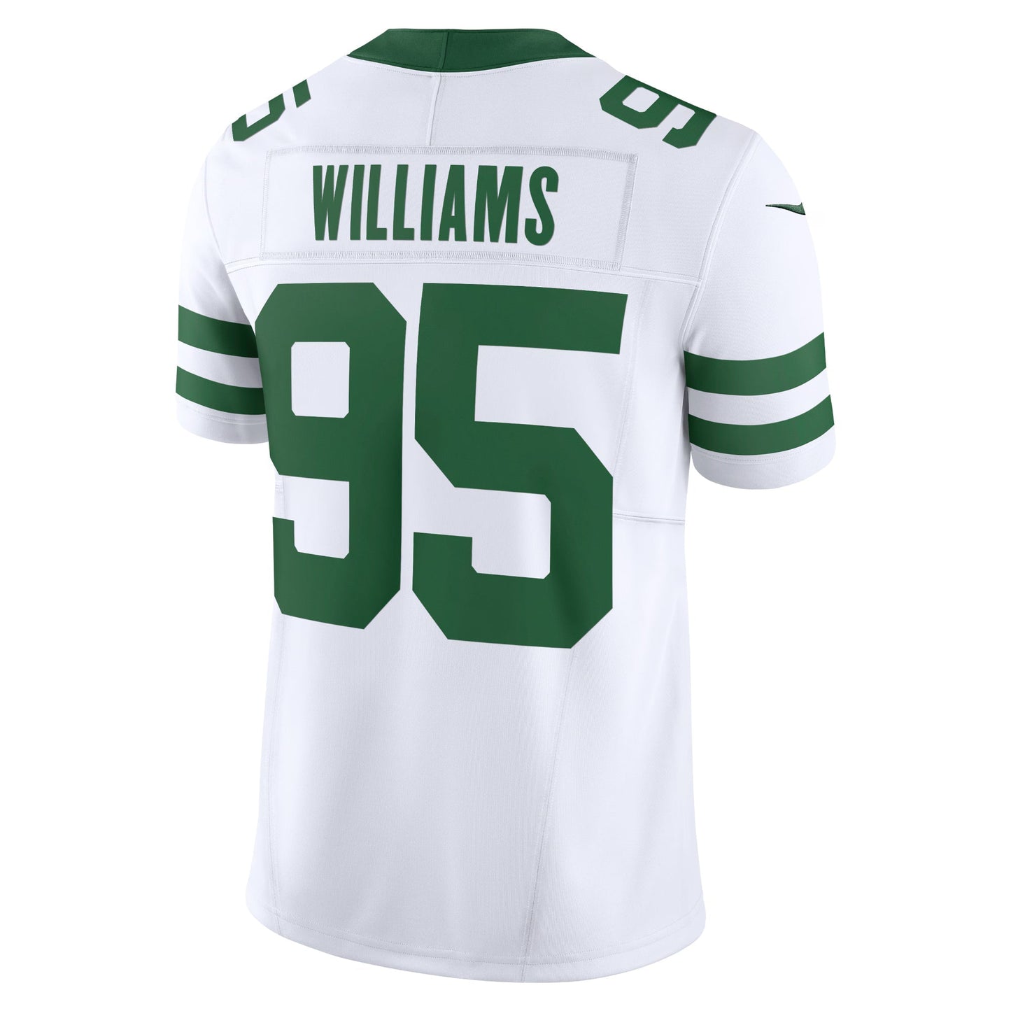 New York Jets Quinnen Williams Legacy White Vapor F.U.S.E. Limited Jersey football jersey product view 1