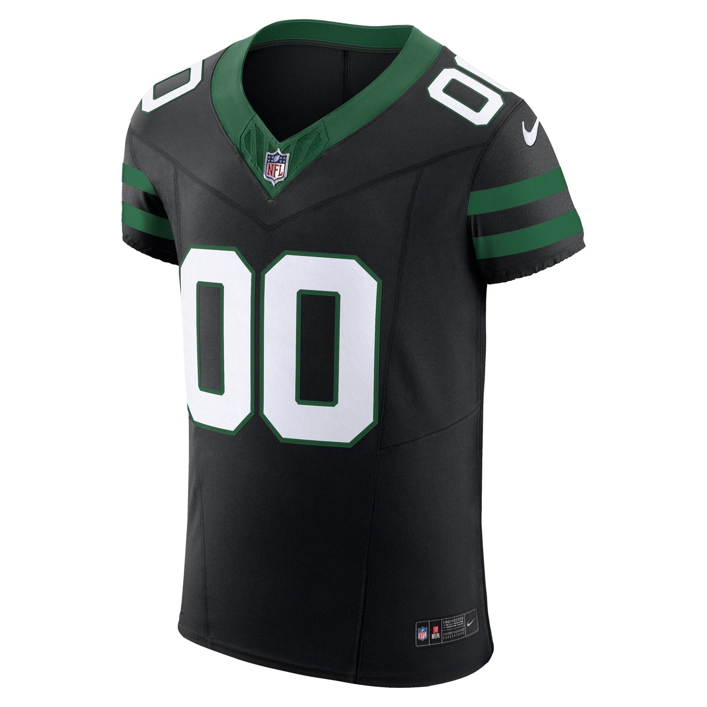 New York Jets Legacy Black Alternate Vapor F.U.S.E. Elite Custom Jersey football jersey product view 2
