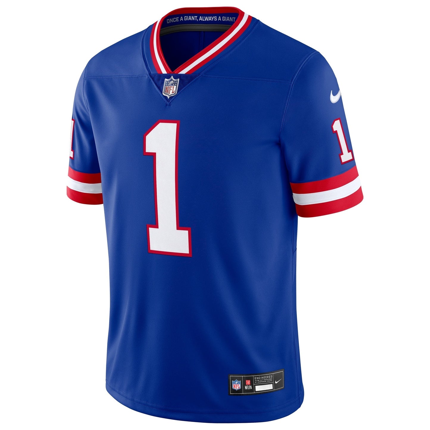 New York Giants Malik Nabers Royal Alternate 2 Legacy Vapor Untouchable Limited Jersey football jersey product view 1