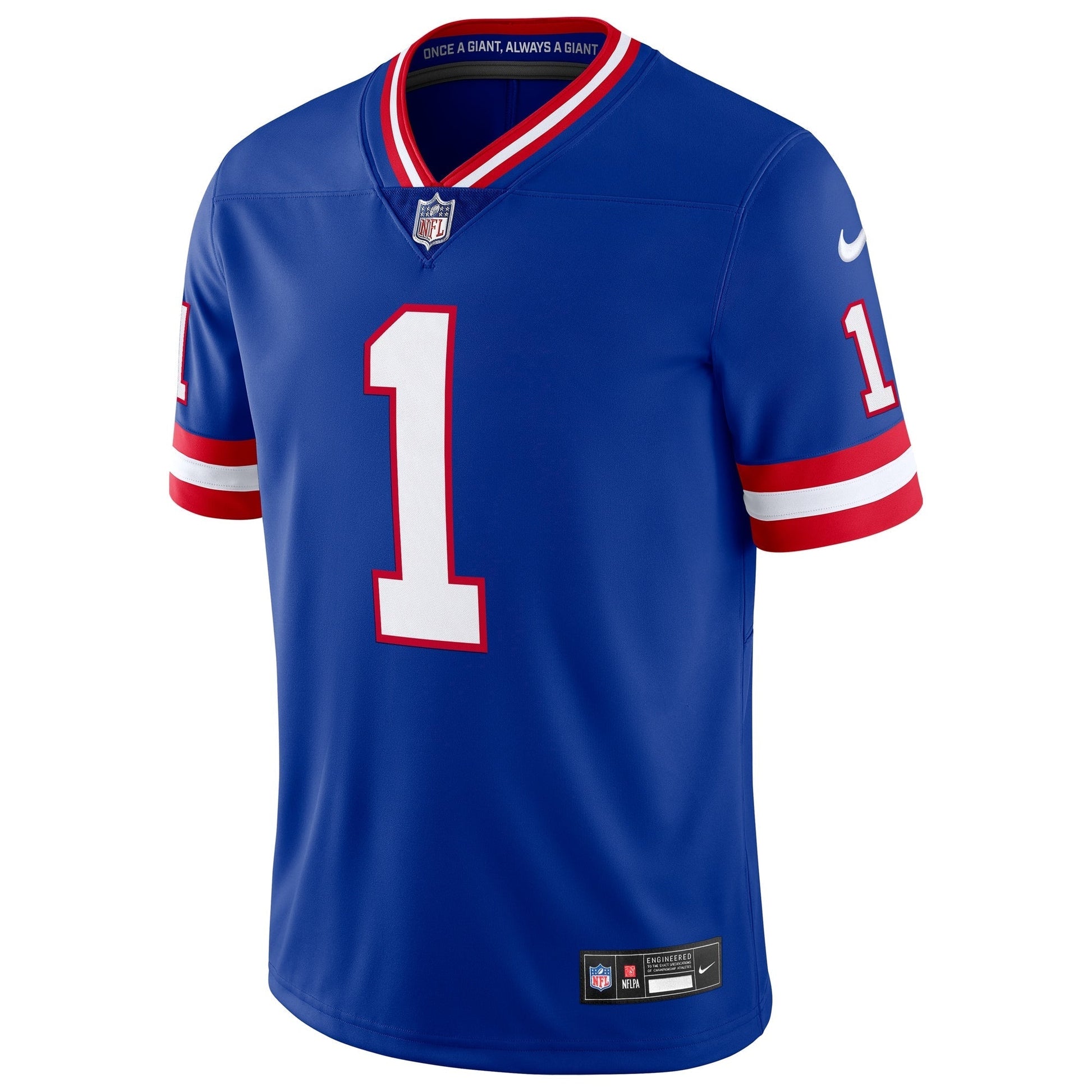 New York Giants Malik Nabers Royal Alternate 2 Legacy Vapor Untouchable Limited Jersey football jersey product view 1