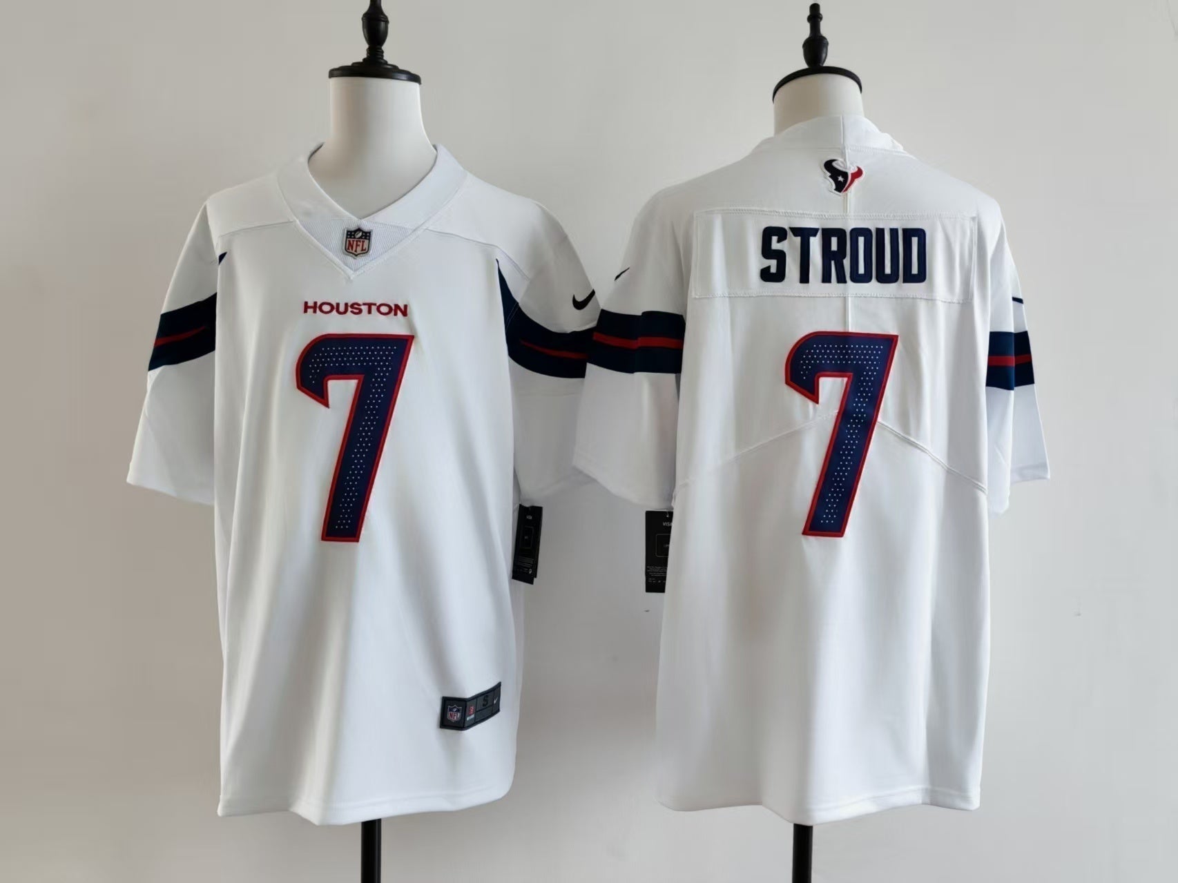 Men's Houston Texans C.J. Stroud Jersey-White football jersey product view 1