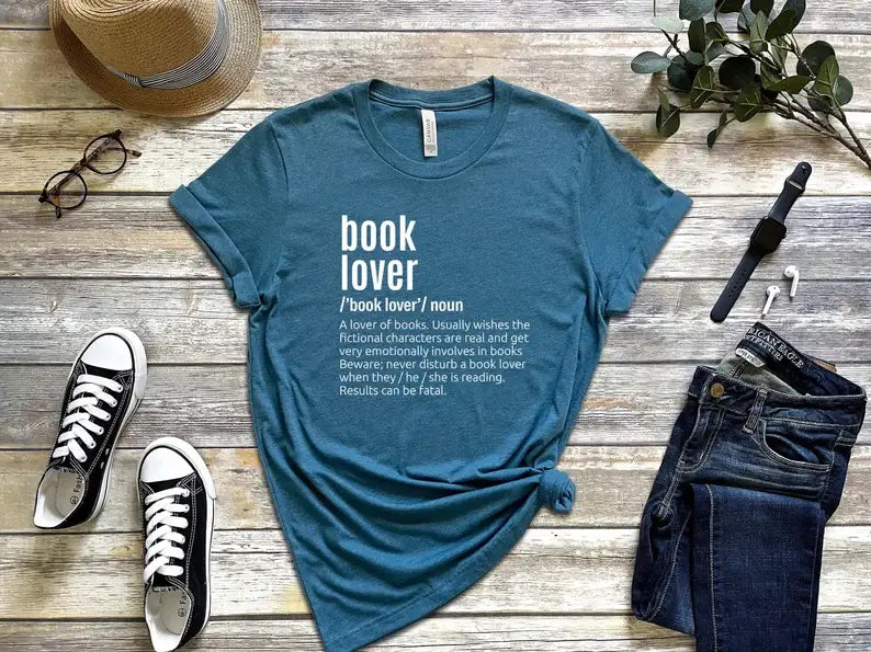 Book Lover Definition T-Shirt Unisex T-shirt, Sweatshirt, Hoodie, Long Sleeve Tee - T-Shirt, Sweatshirt, Hoodie