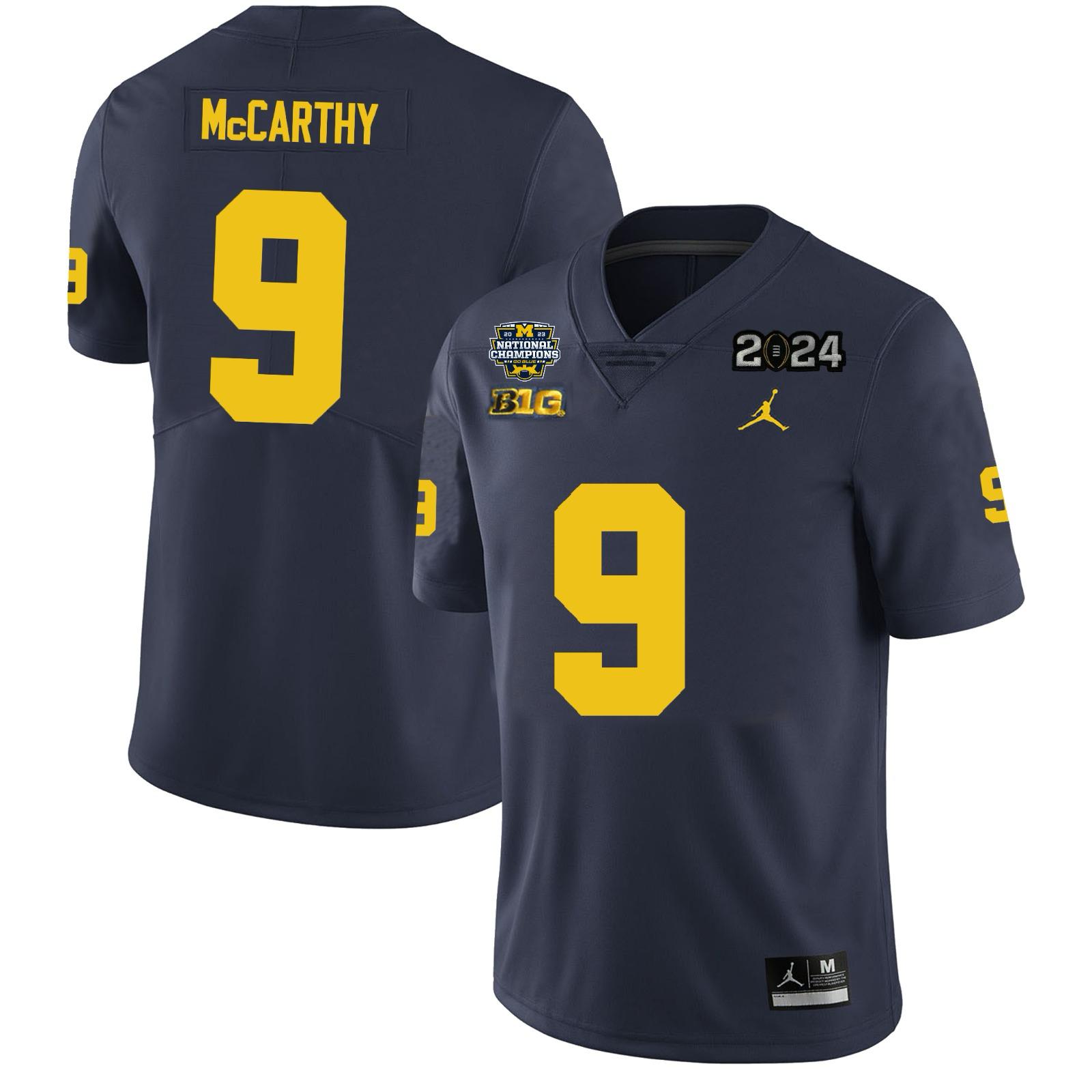 JJ McCarthy Michigan Wolverines Jersey football jersey product view 1