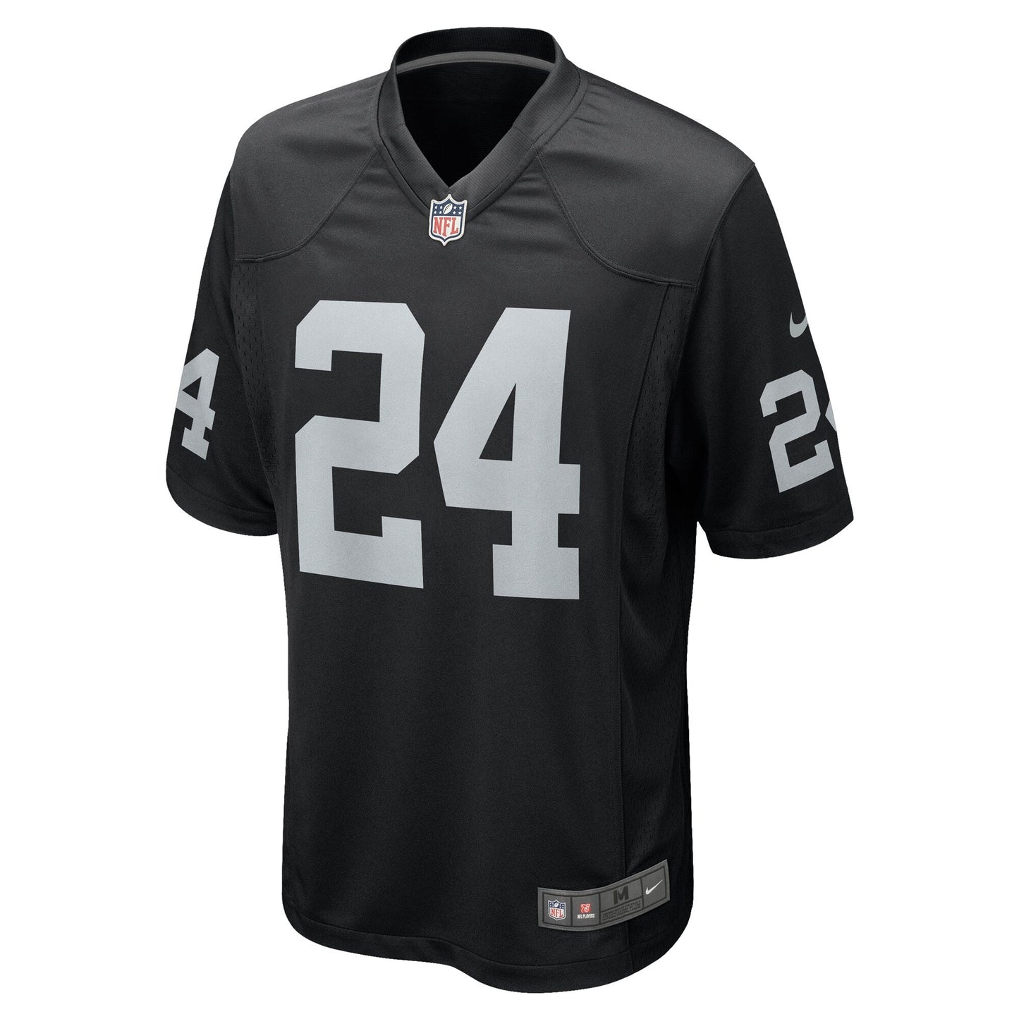 Marcus Peters Las Vegas Raiders Team Game Jersey - Black football jersey product view 2