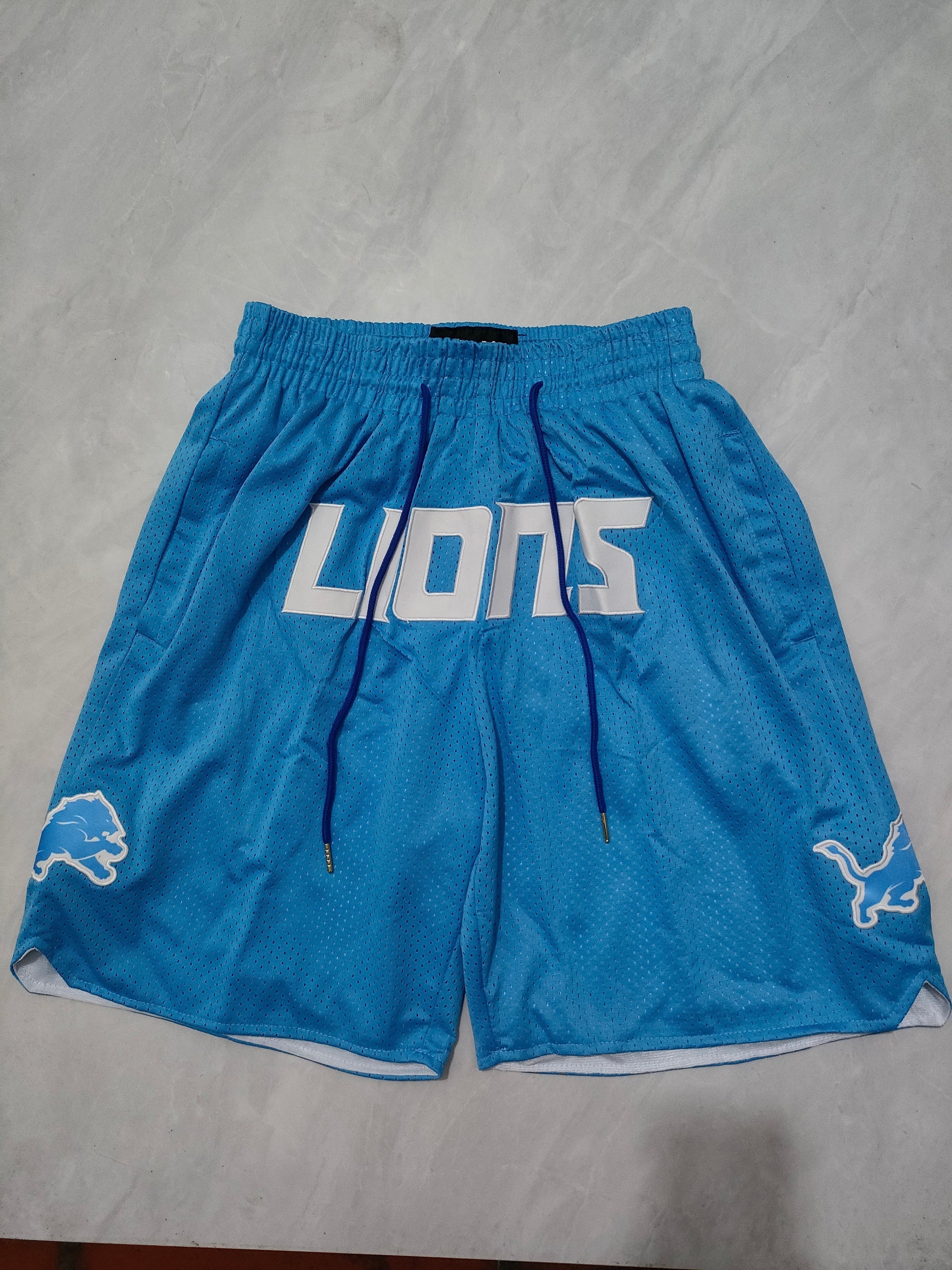 JUST DON Detroit Lions Pocket Shorts football jersey product view 1