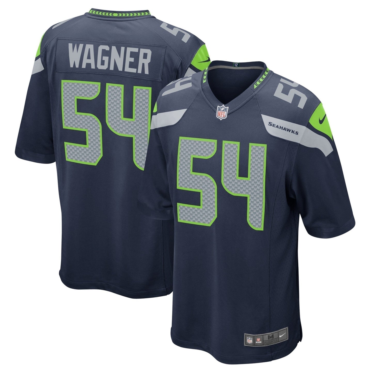 Bobby Wagner Seattle Seahawks Game Team Jersey - College Navy football jersey product view 1