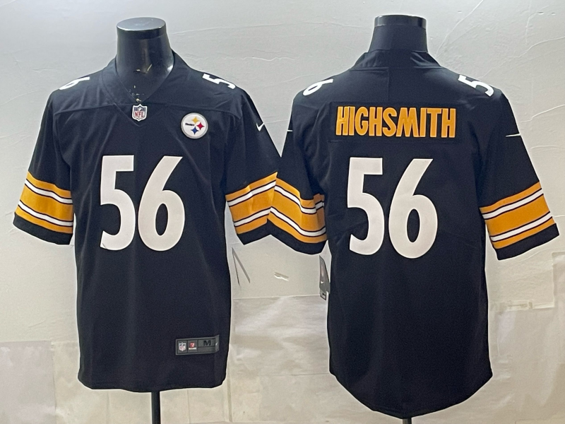 Men's Pittsburgh Steelers Alex Highsmith Black Game Jersey football jersey product view 1